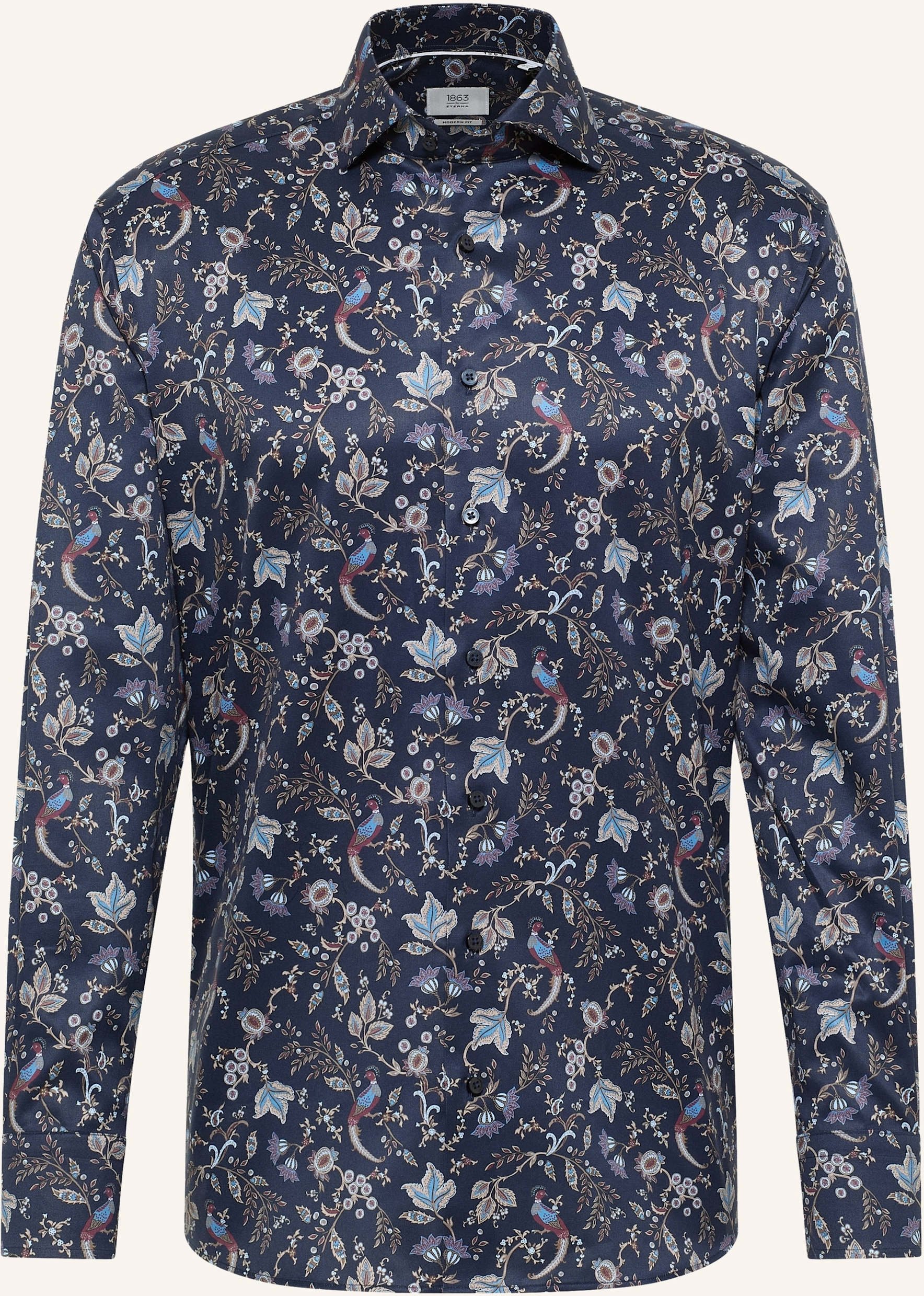 1863 By Eterna Hemd Modern Fit blau