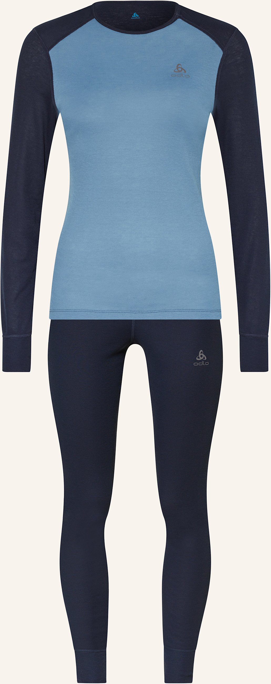 Odlo Funktionswäsche-Set Active Warm blau