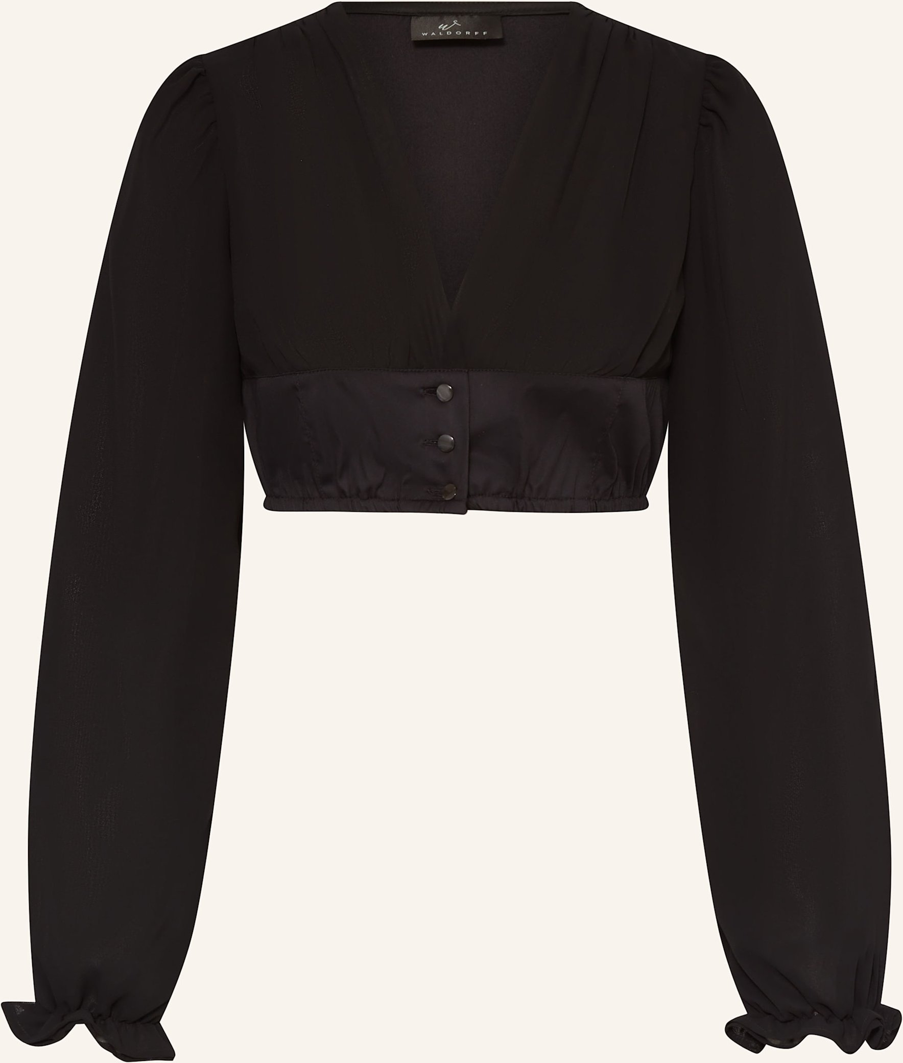 Thumbnail - Waldorff Dirndlbluse Mit Cut-Outs schwarz