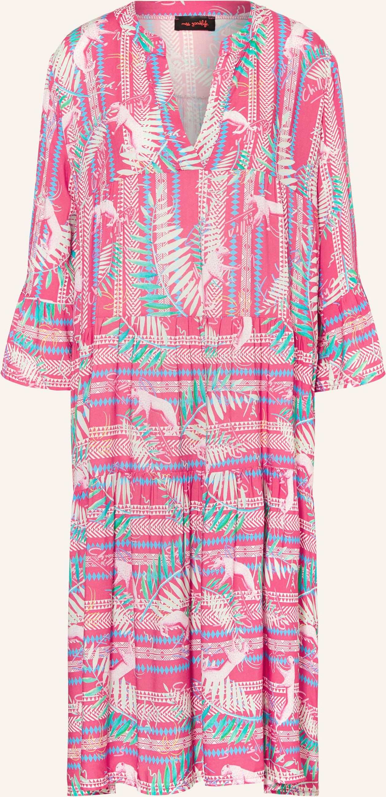 Miss Goodlife Kleid Mit 3/4-Arm pink