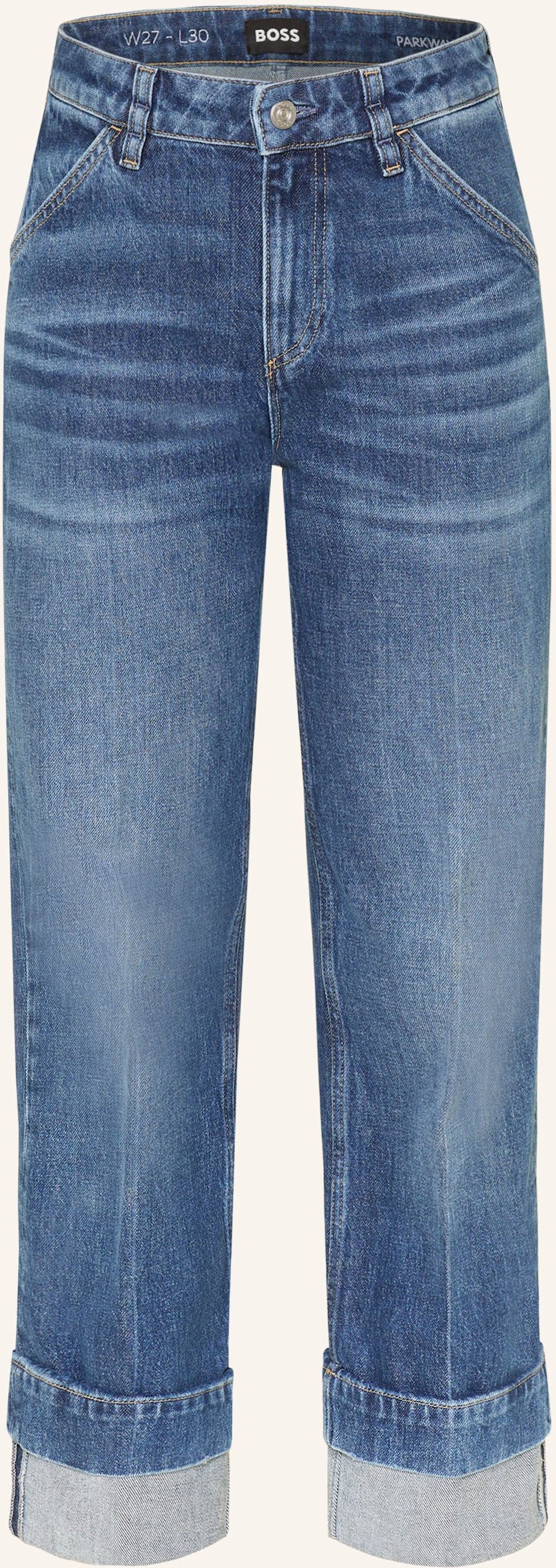 Boss Straight Jeans Parkway blau