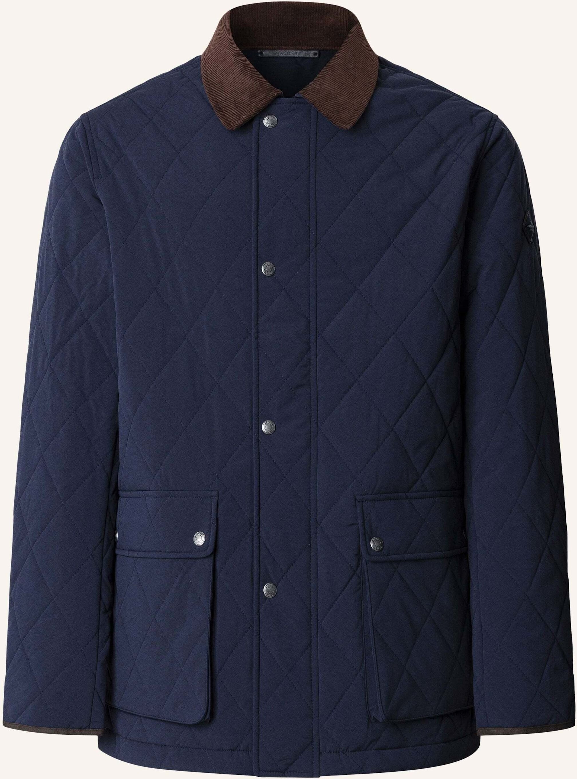 Hackett London Fieldjacket Quilted Jkt blau