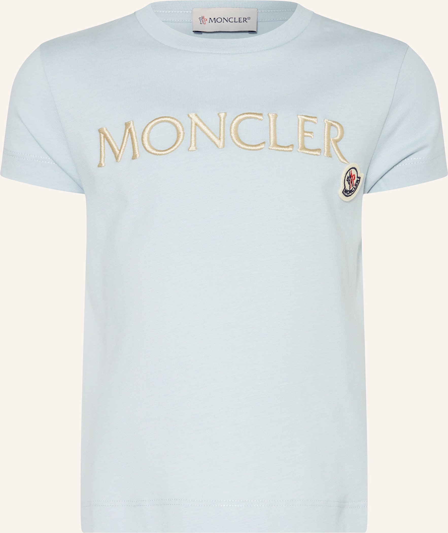 Moncler Enfant T-Shirt blau