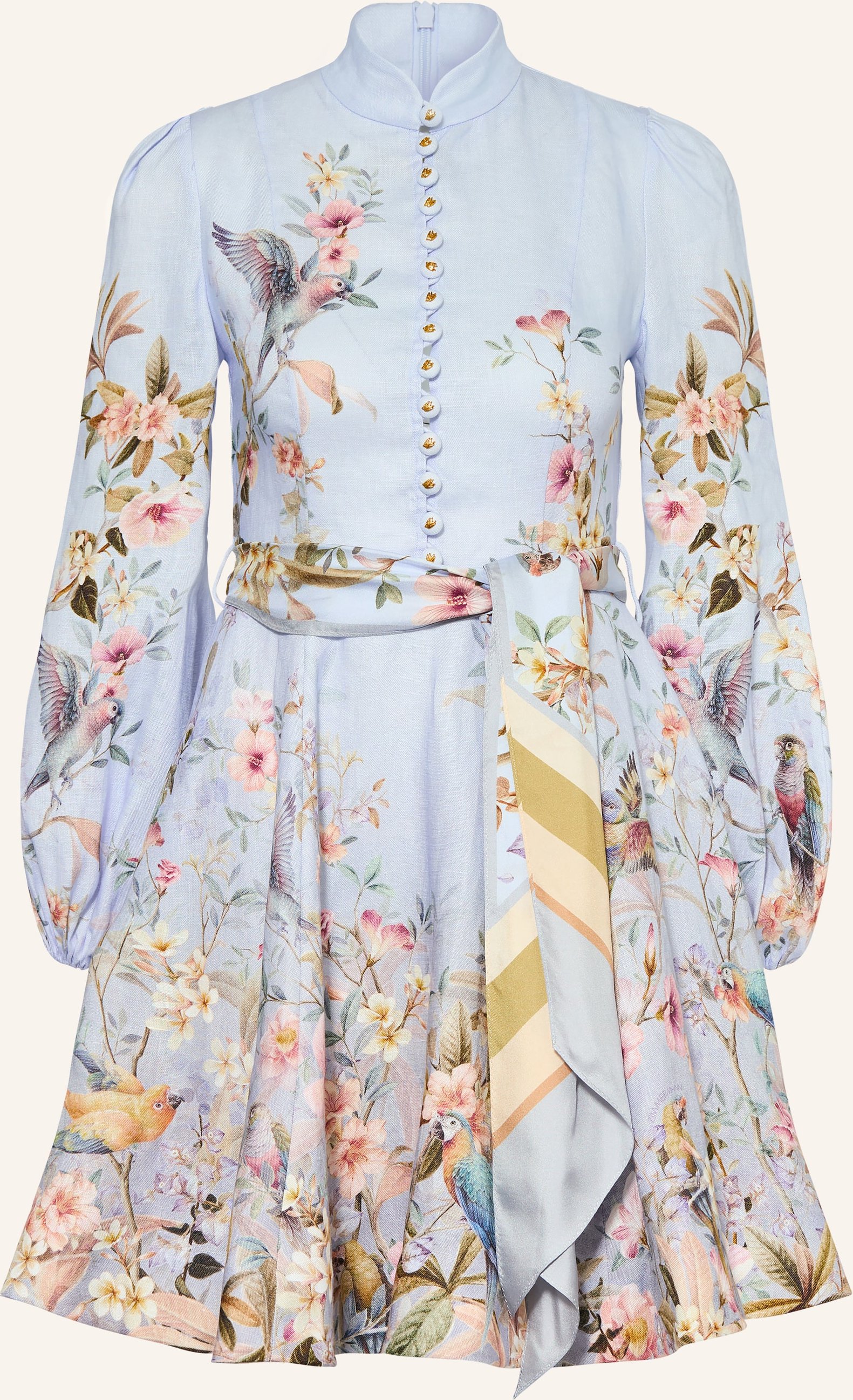 Zimmermann Leinenkleid Rebellion blau