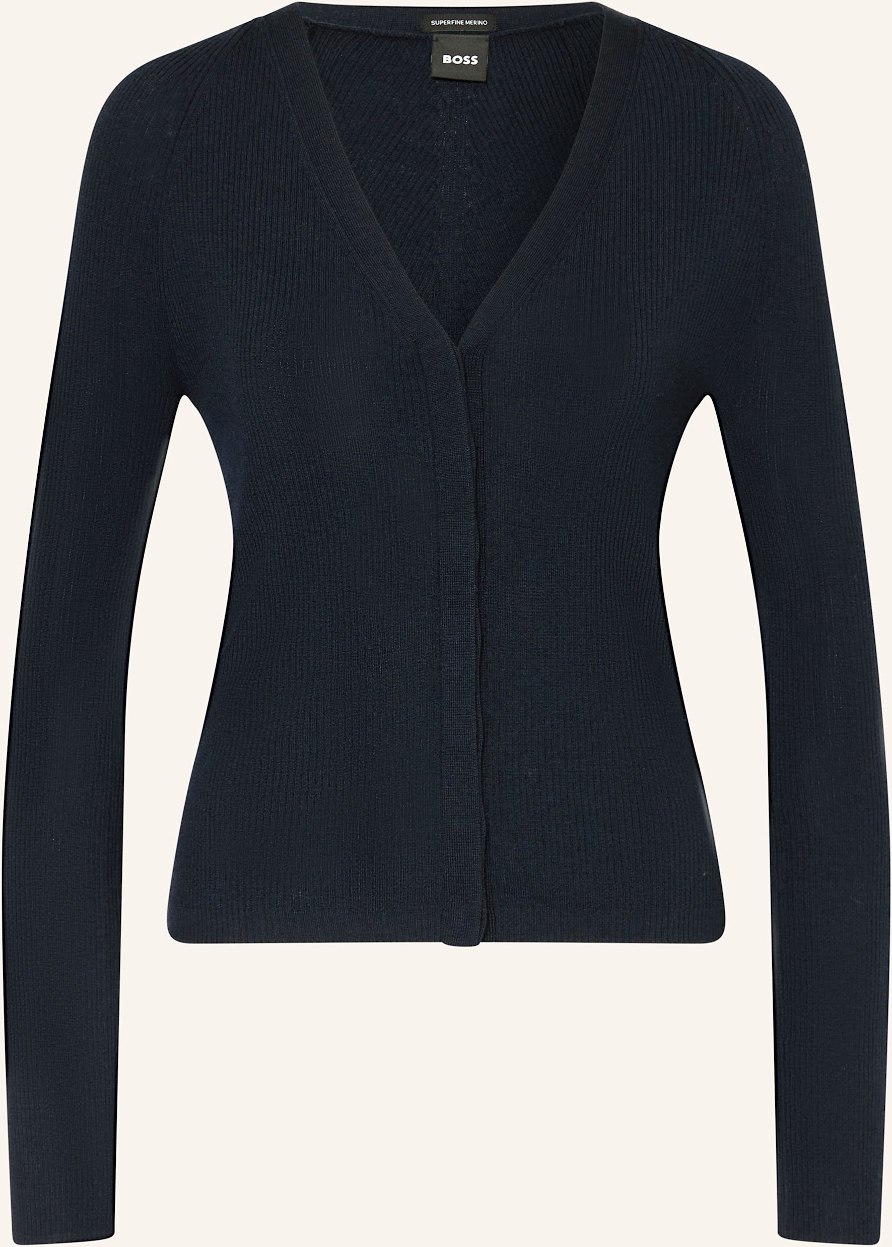 Boss Strickjacke Friva blau