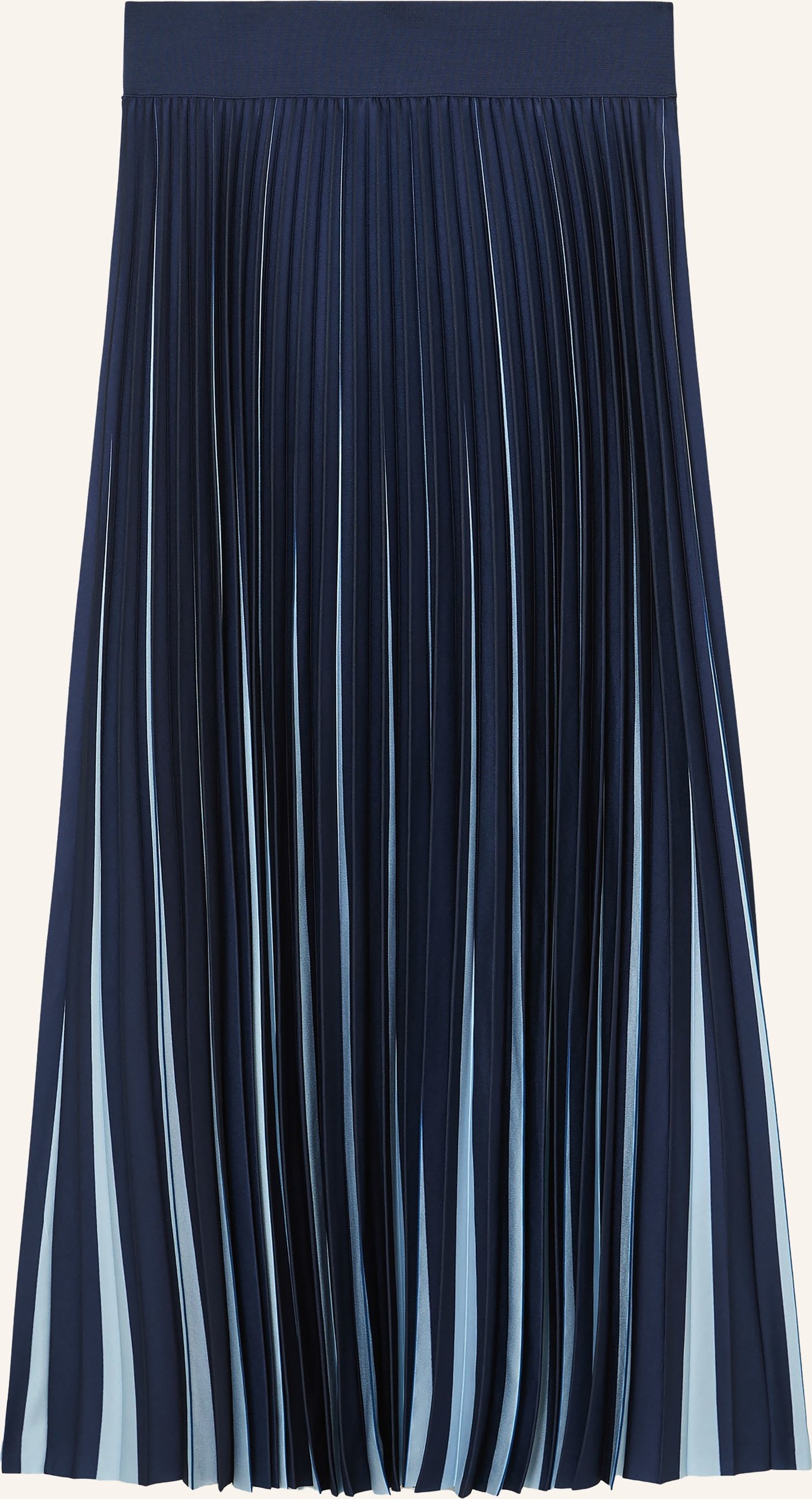 Reiss Plisseerock Serena blau