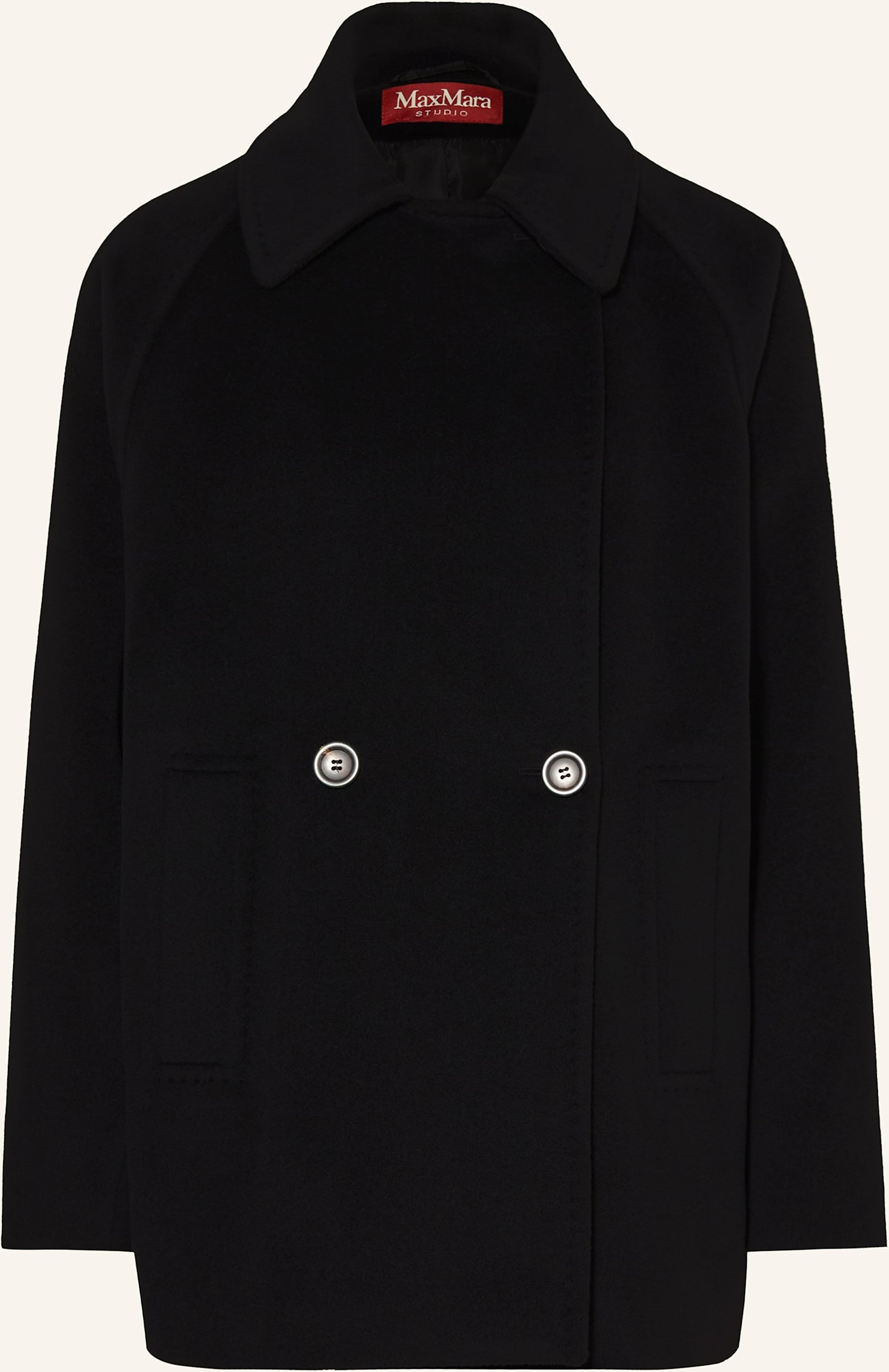 Thumbnail - Max Mara Studio Cabanjacke Ariano schwarz