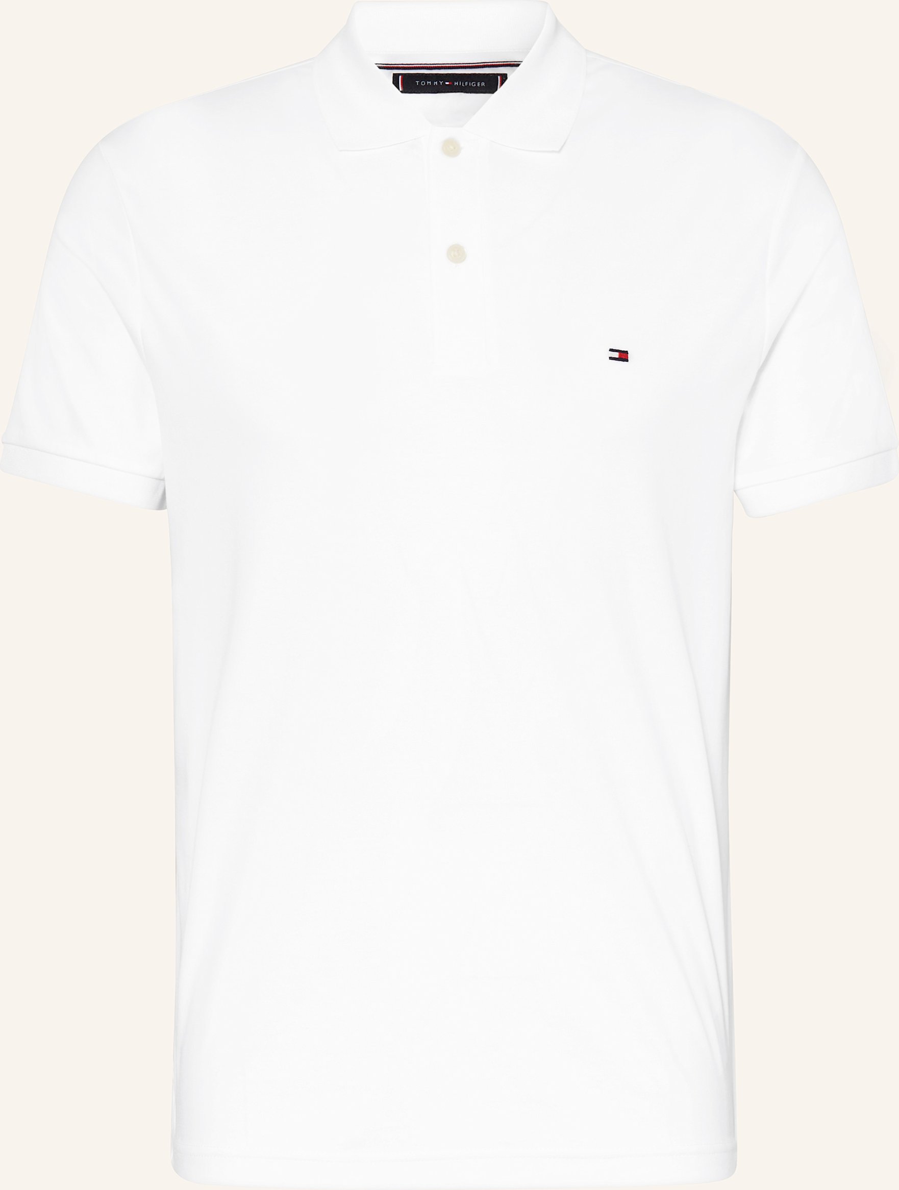 Thumbnail - Tommy Hilfiger Jersey-Poloshirt Regular Fit weiss