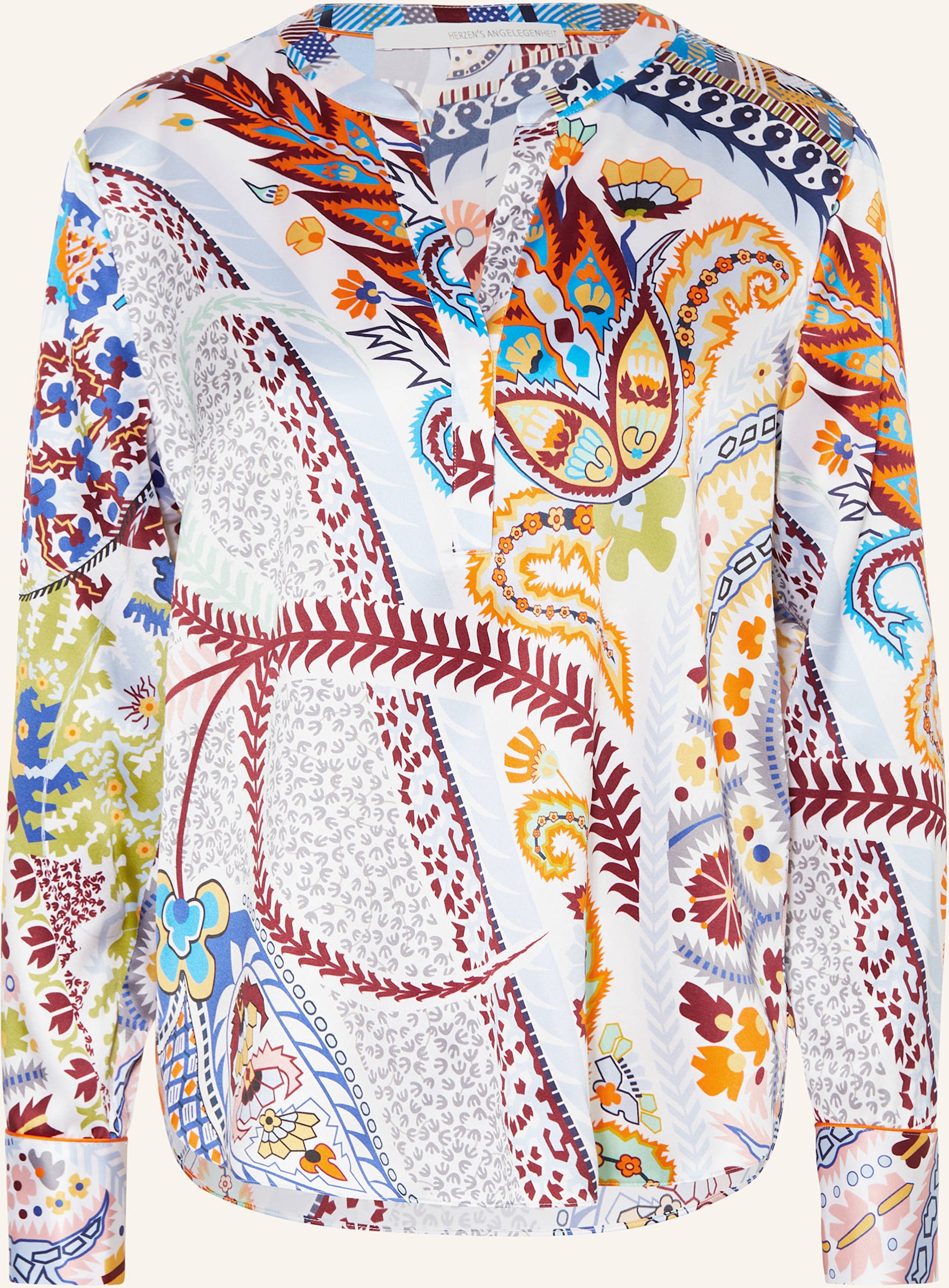 Herzen's Angelegenheit Blusenshirt Aus Seide rot