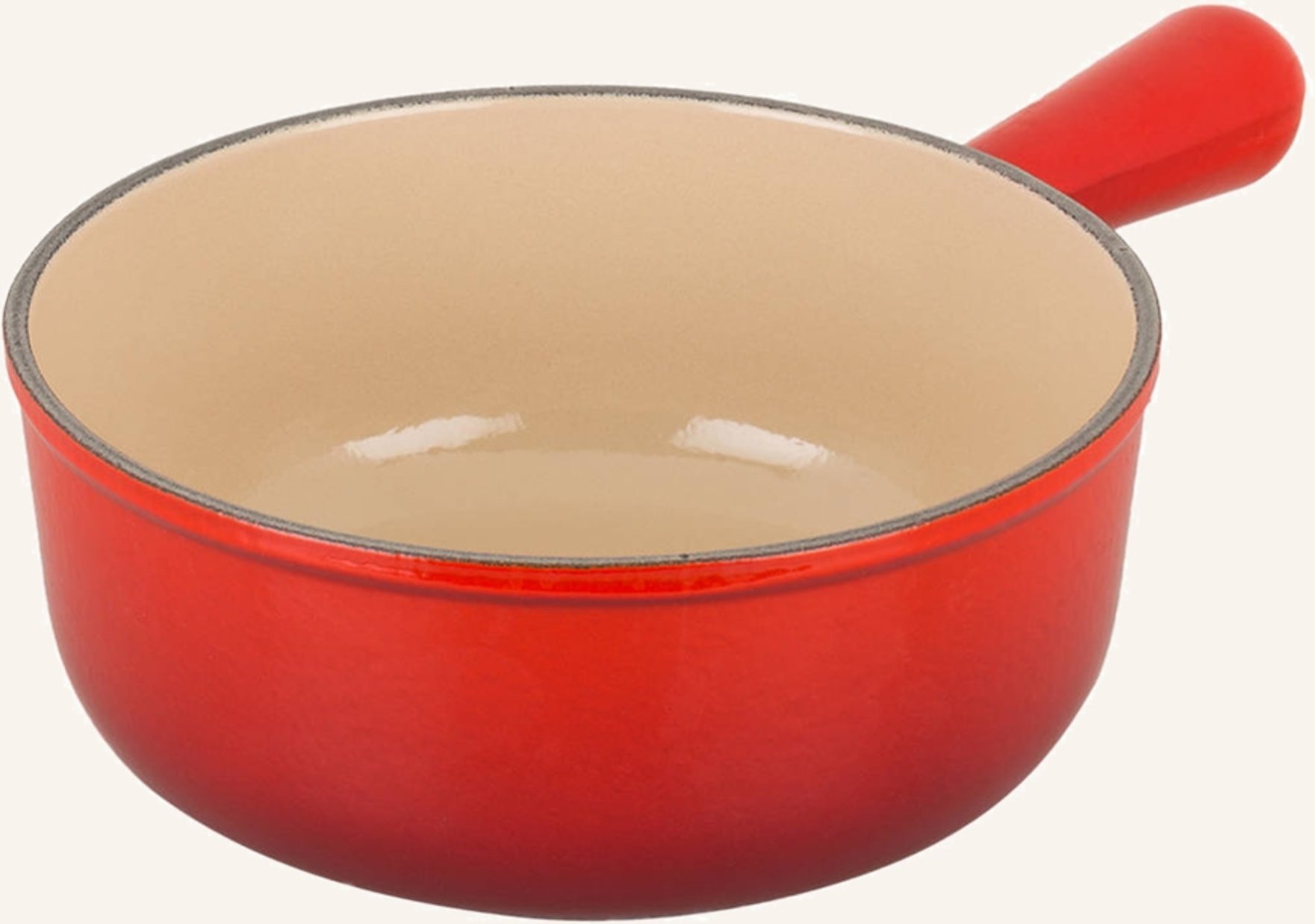 Le Creuset Caquelon Für Käsefondue rot