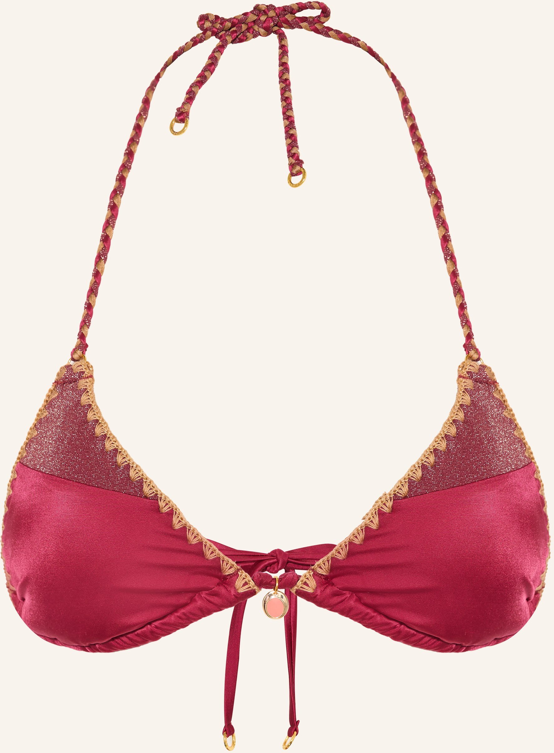 Banana Moon Couture Triangel-Bikini-Top Nazca Bosco rot