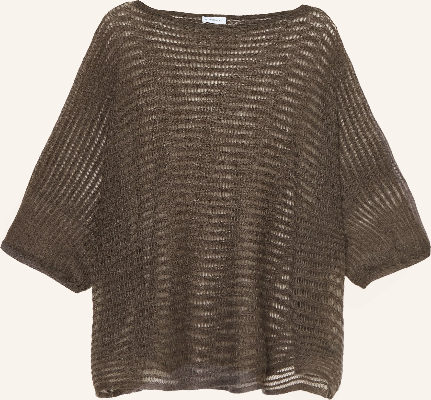 Iris Von Arnim Strickhülle Mit 3/4-Arm weiss