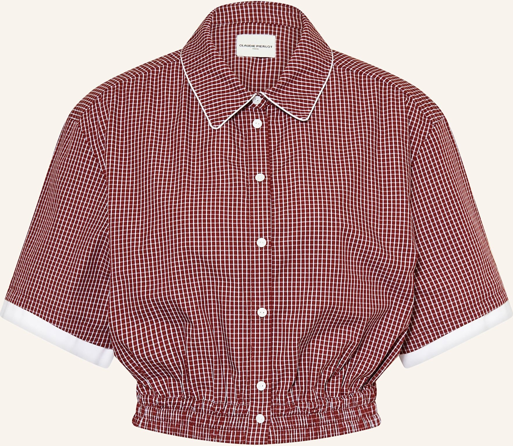 Claudie Pierlot Hemdbluse rot