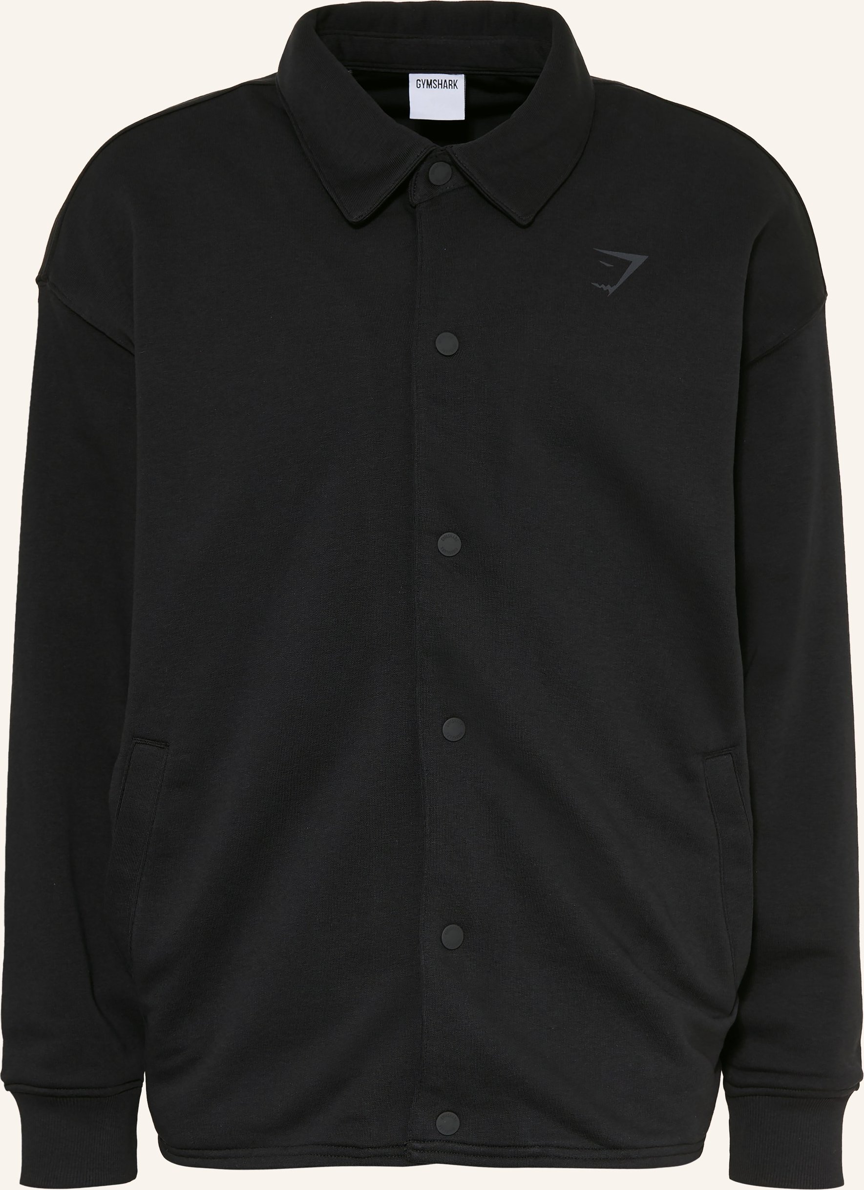 Gymshark Oversized-Sweatjacke Power Coach schwarz