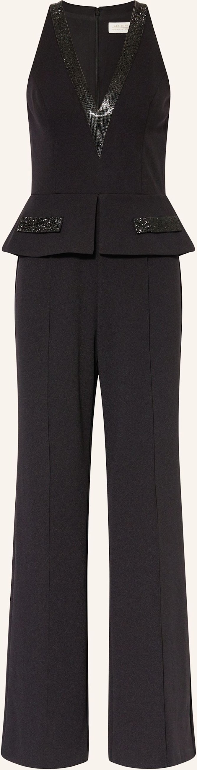 Thumbnail - Adrianna Papell Jumpsuit Mit Schmucksteinen schwarz