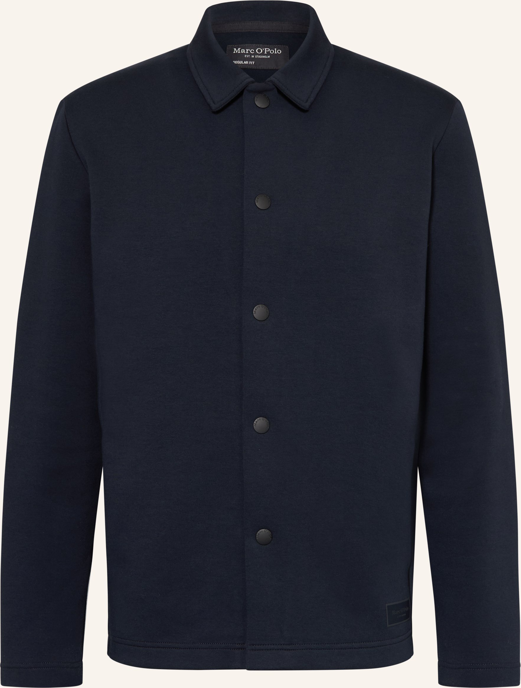 Marc O'polo Sweat-Overshirt Regular Fit blau
