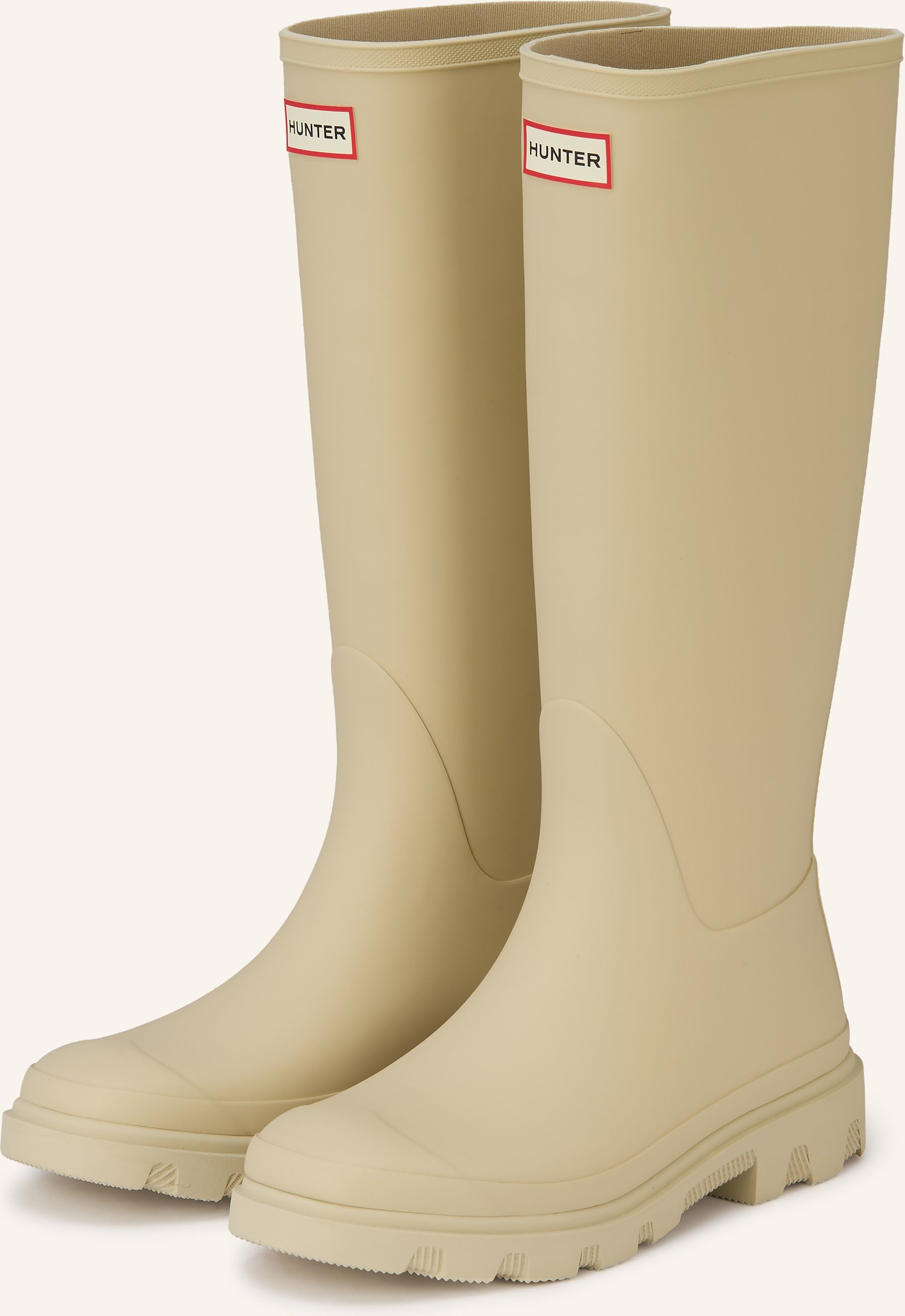 Hunter Gummistiefel Downpour Tall beige