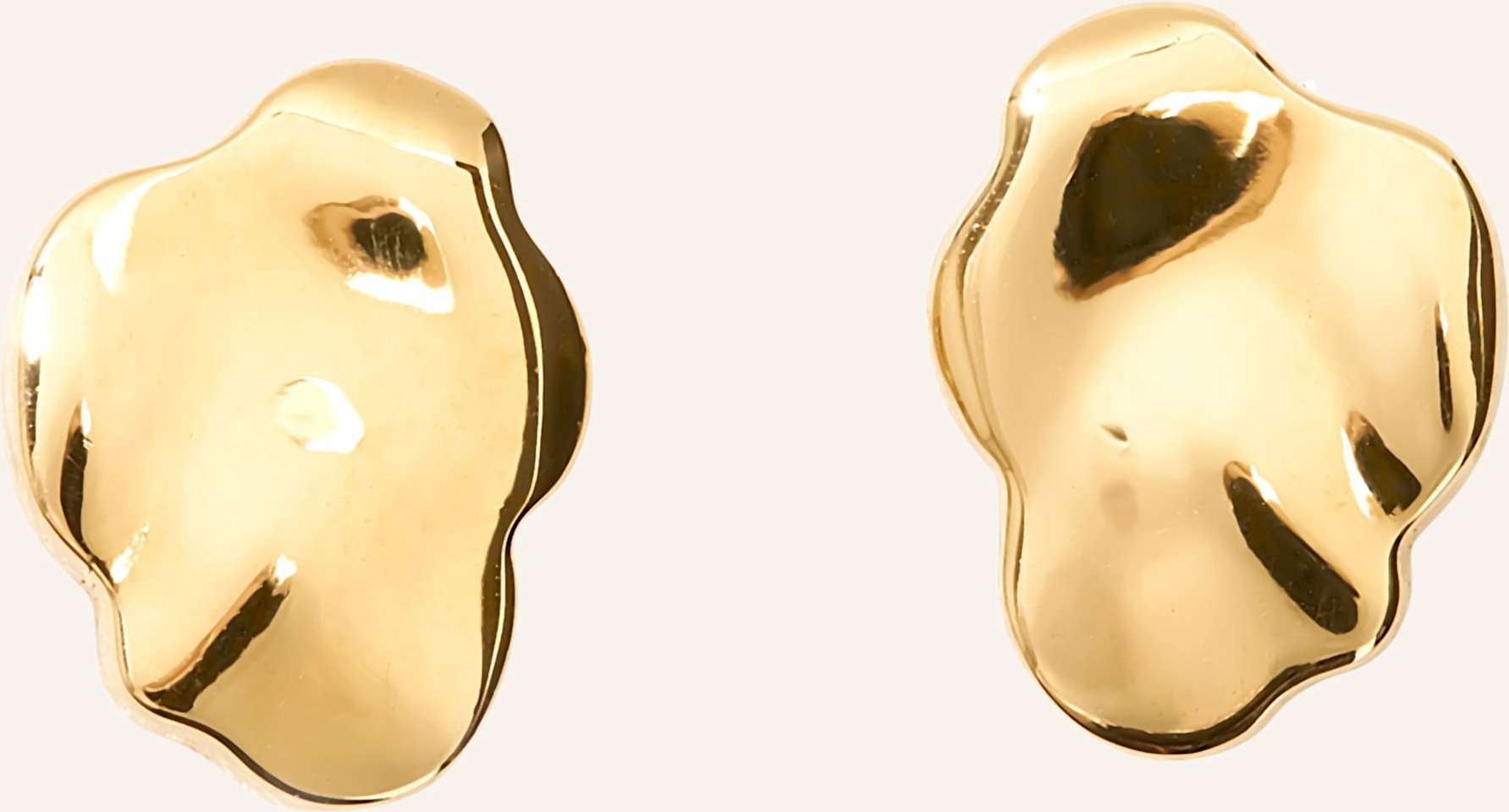 Vieri Ohrstecker Wolke Gold gold