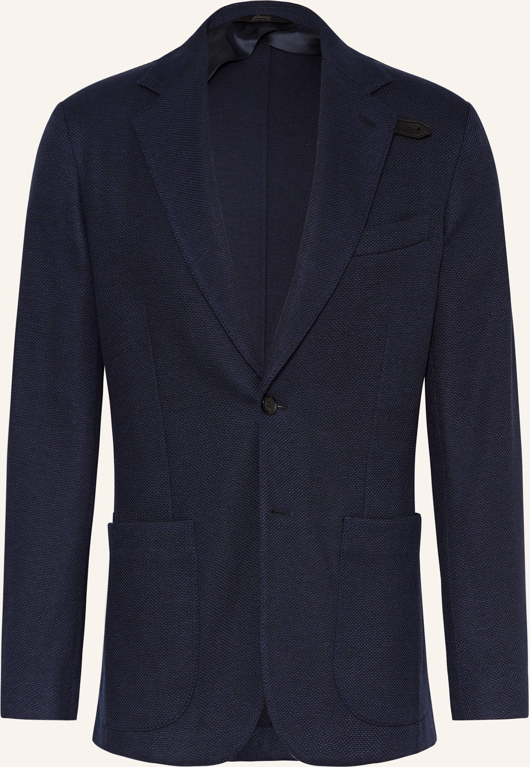 Brioni Sakko Extra Slim Fit Mit Seide blau