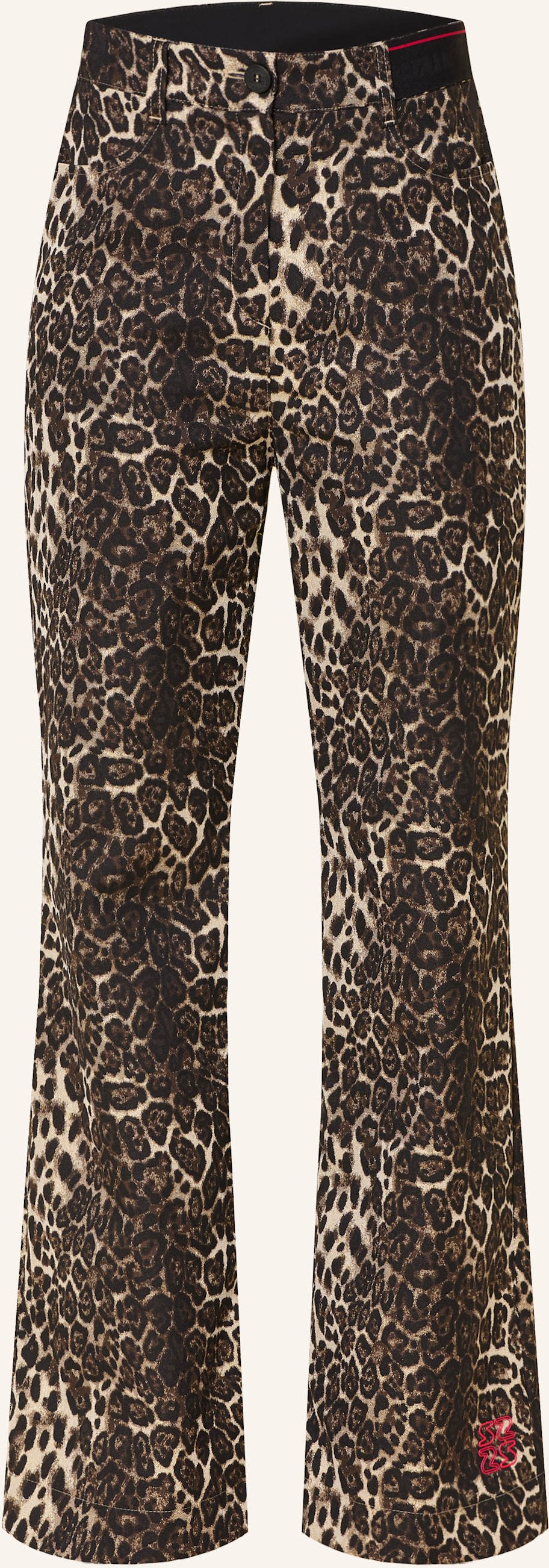 Sportalm Hose Mit Glitzergarn braun