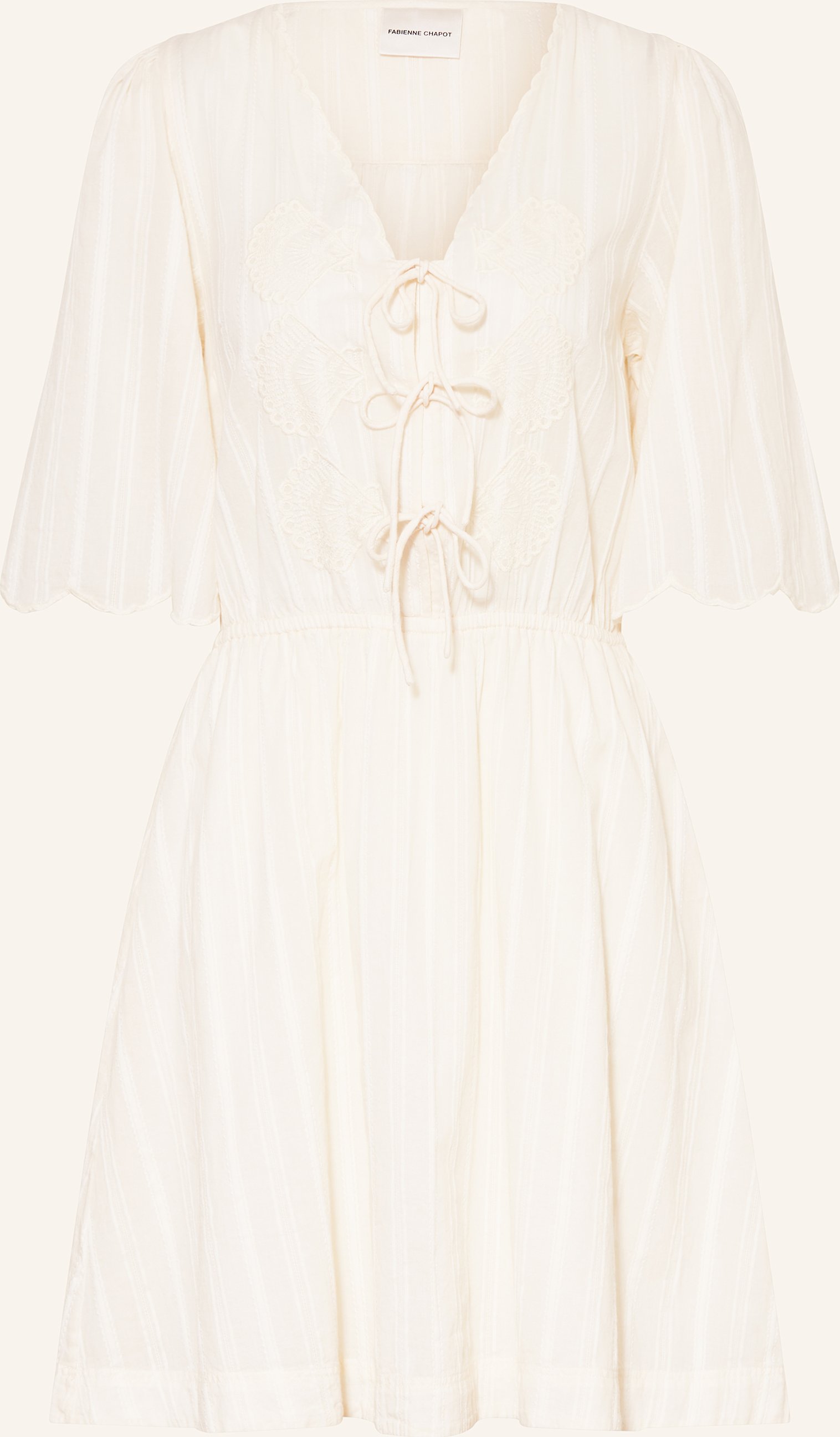 Fabienne Chapot Kleid Rory Mit 3/4-Arm weiss