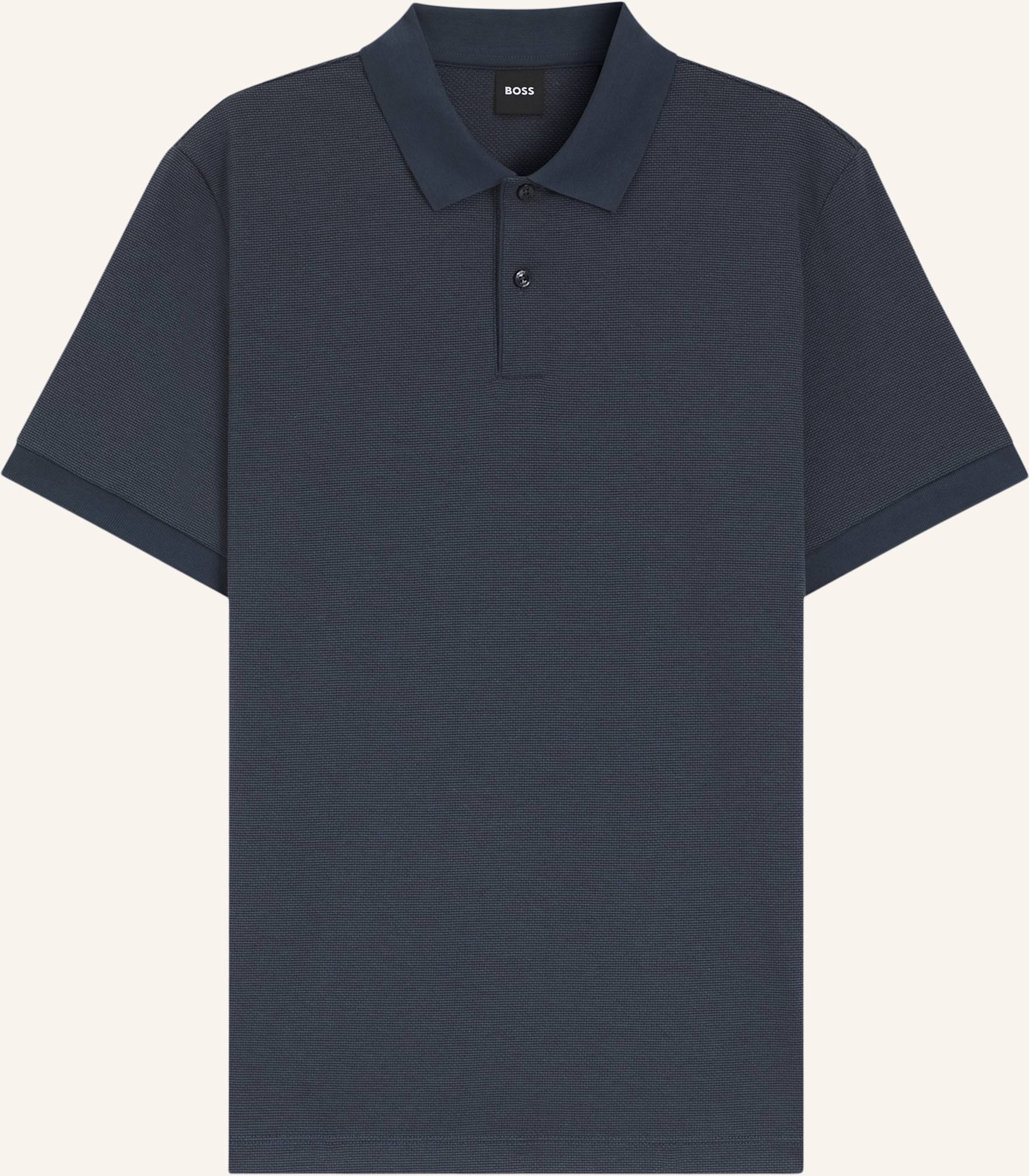 Boss Piqué-Poloshirt Parlay blau