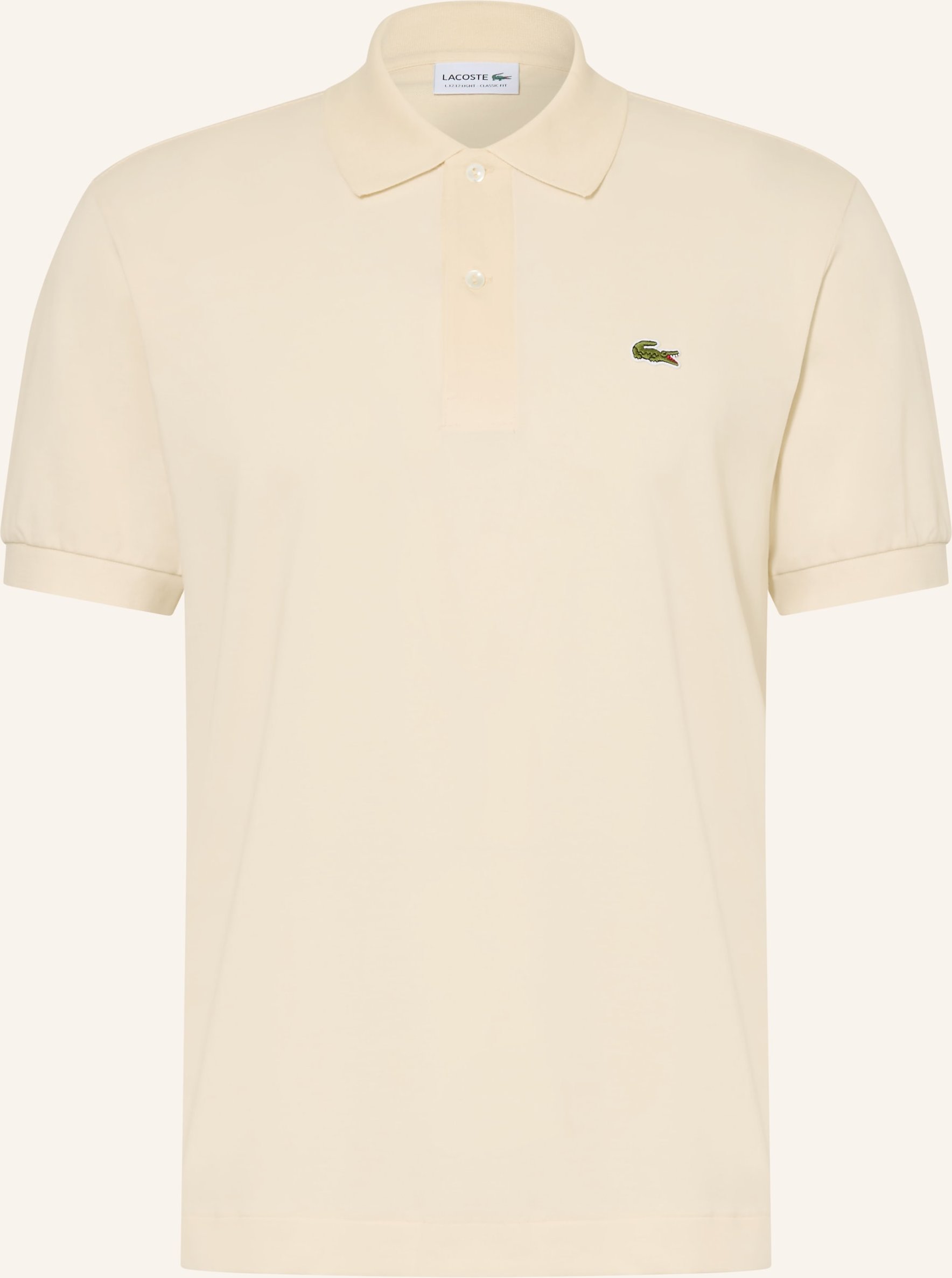 Lacoste Piqué-Poloshirt beige