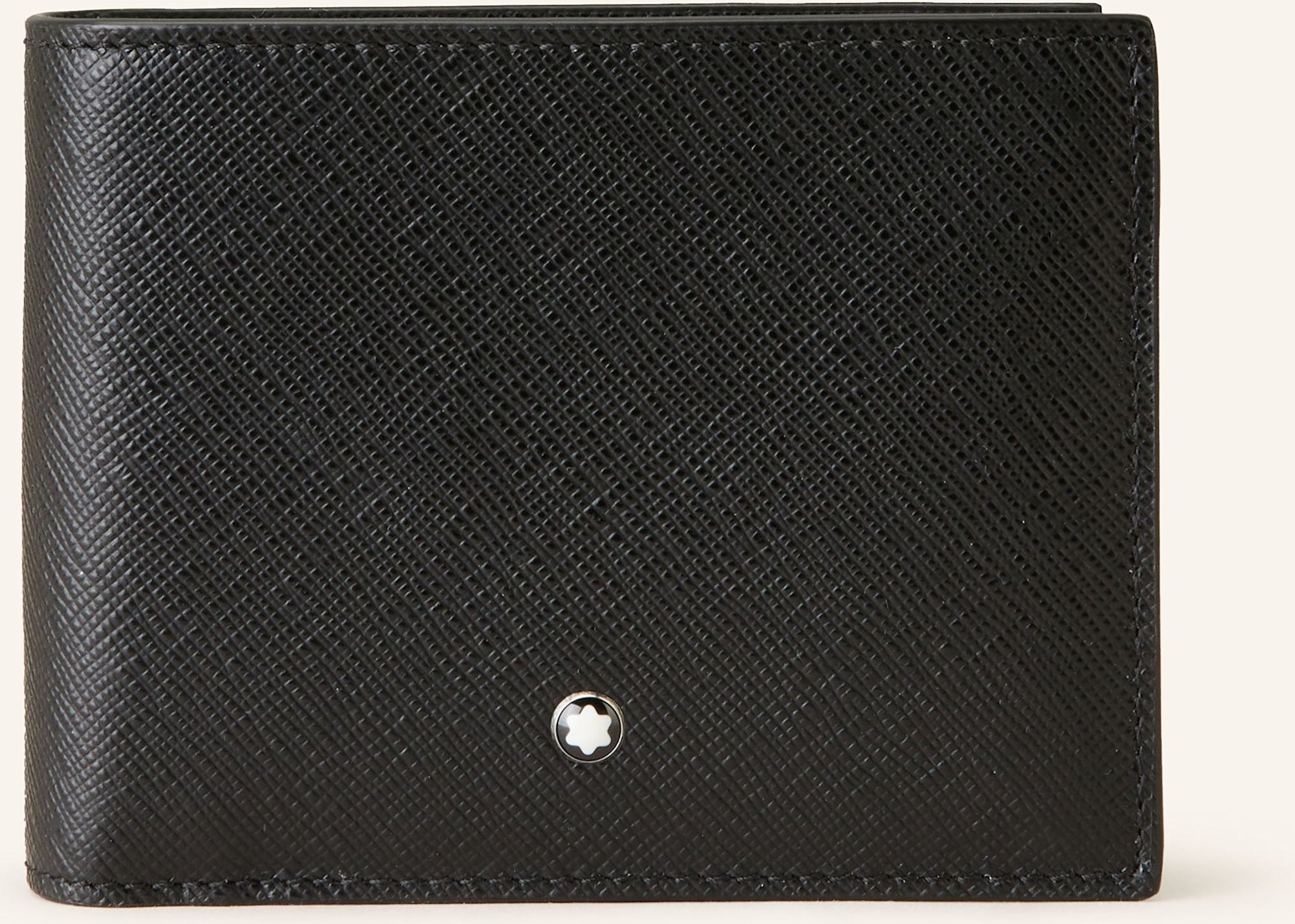 Montblanc Saffiano-Geldbörse Sartorial schwarz