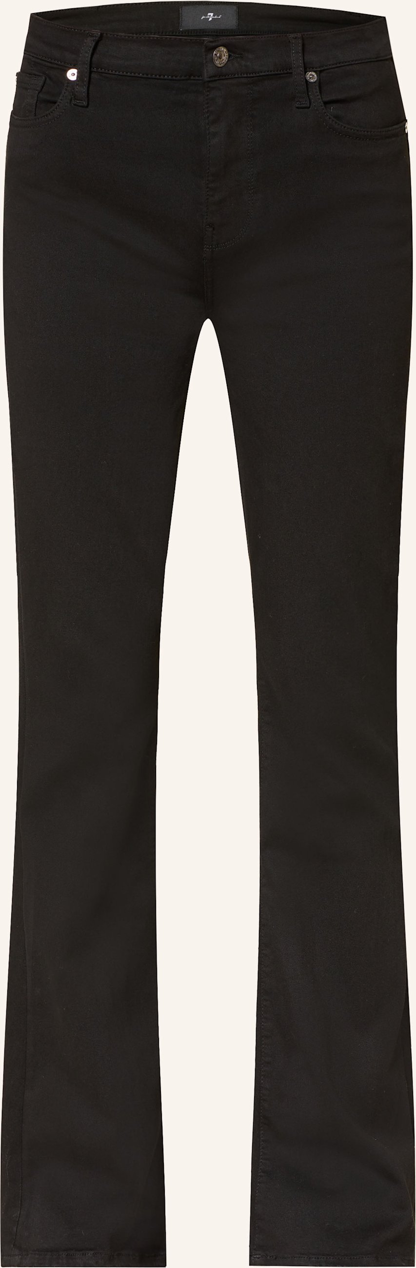 Thumbnail - 7 For All Mankind Flared Jeans Ali schwarz