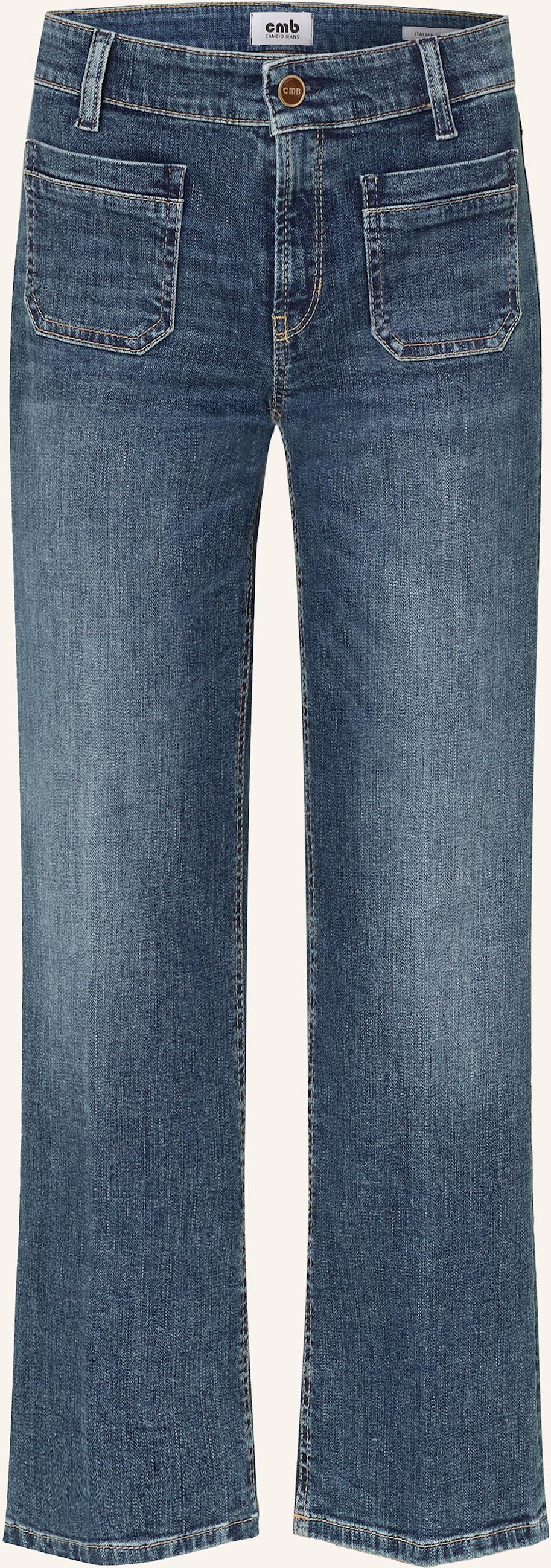 Cambio Wide Leg Jeans Tess blau