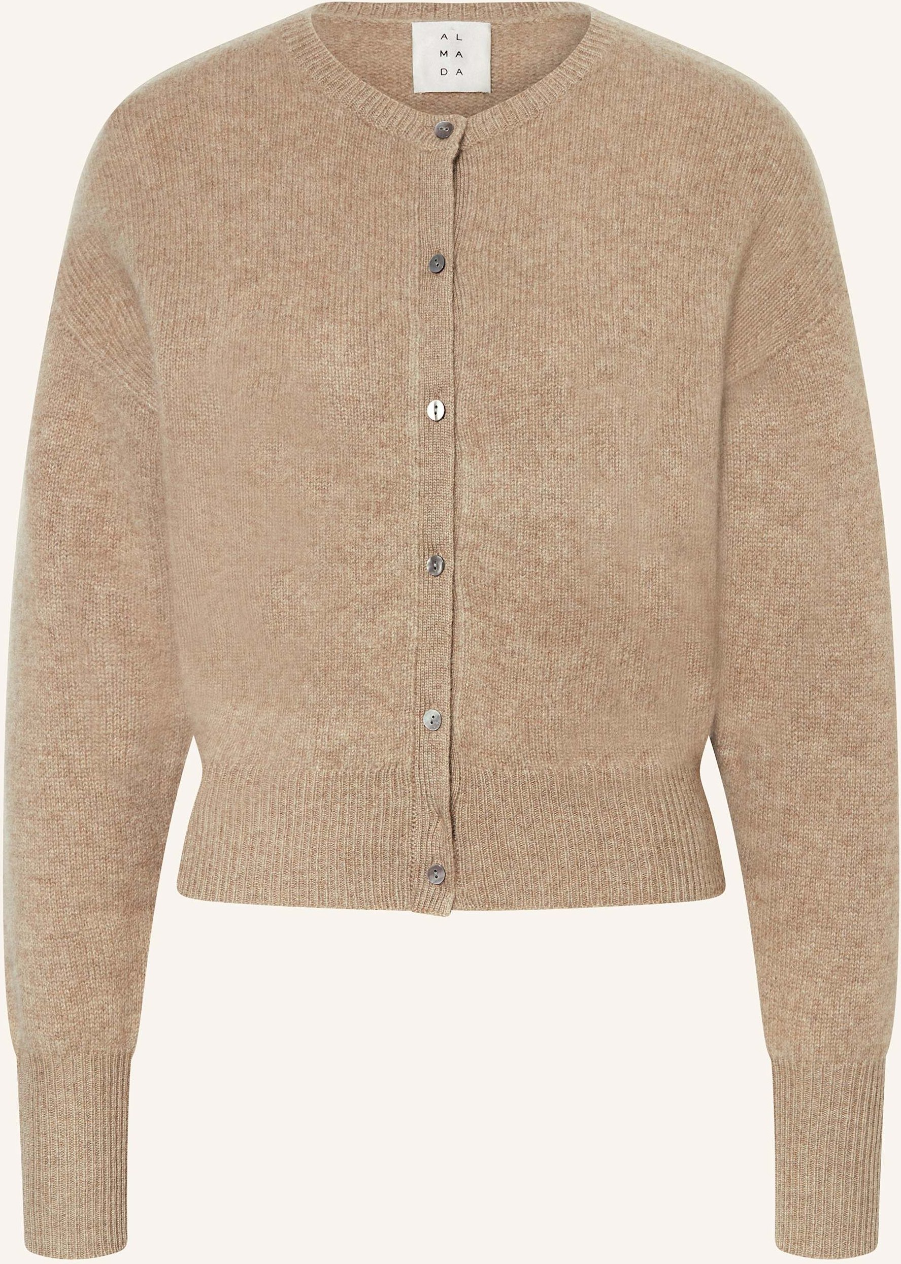 Thumbnail - Almada Label Strickjacke Coco Aus Cashmere braun