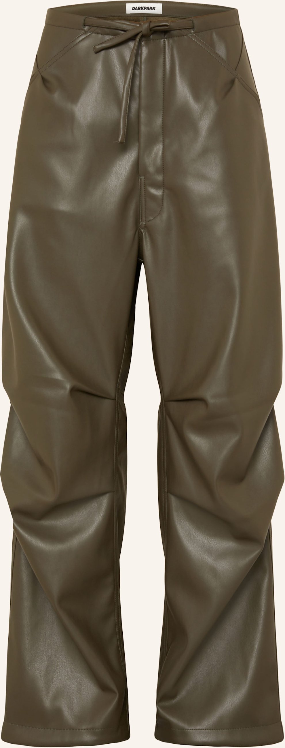 Darkpark Hose Daisy In Lederoptik gruen