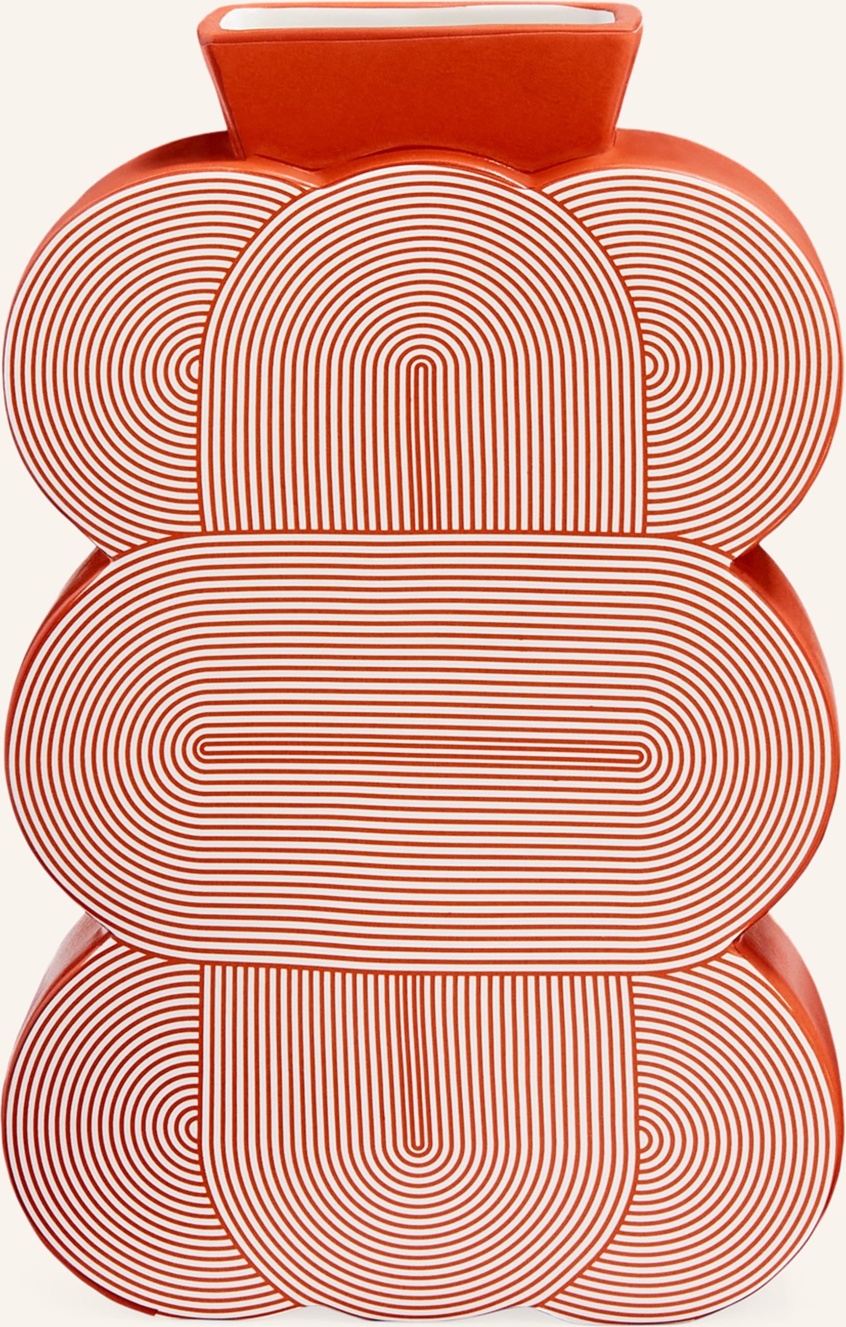 Jonathan Adler Vase Pompidou Medium rot