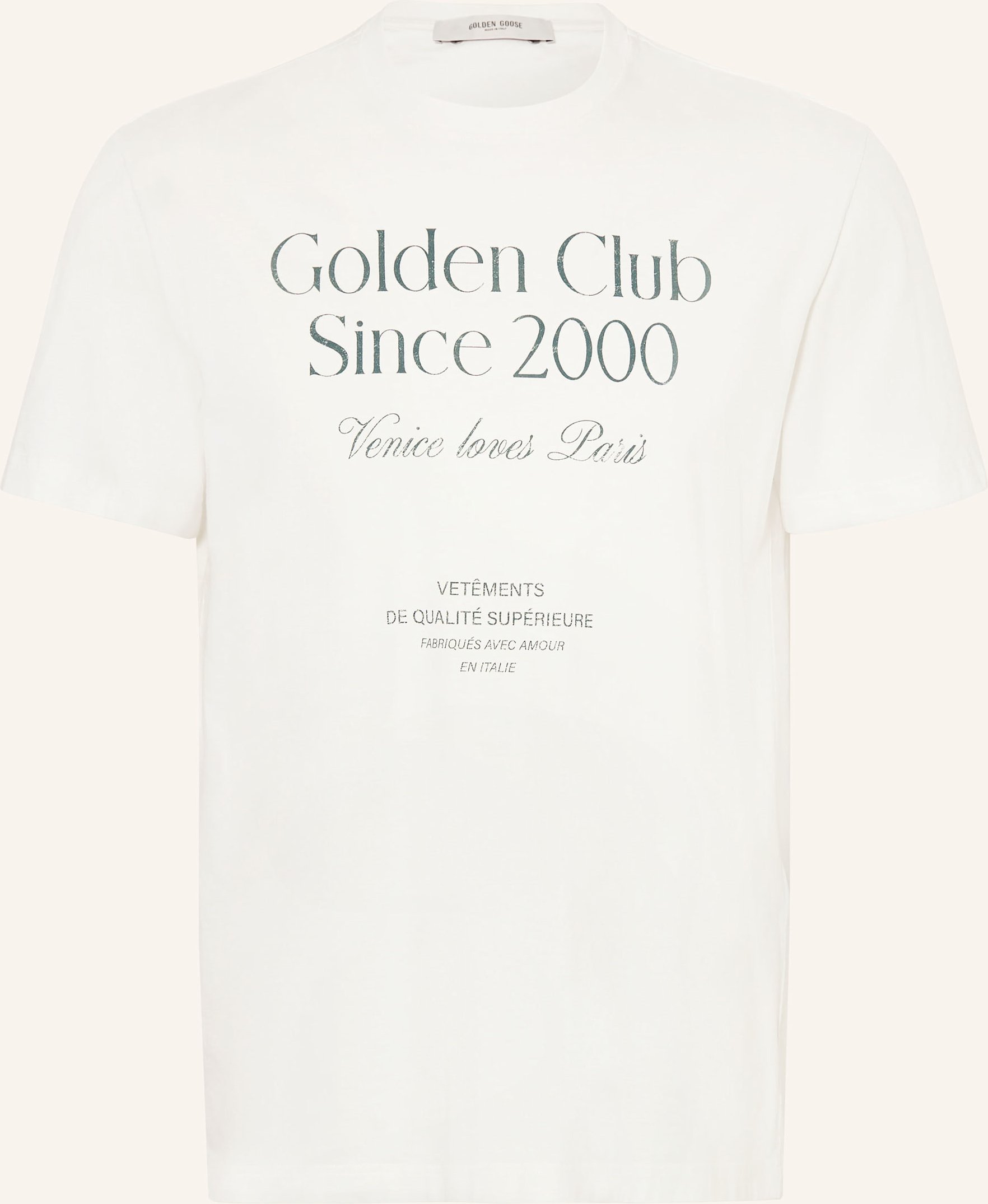 Golden Goose T-Shirt weiss