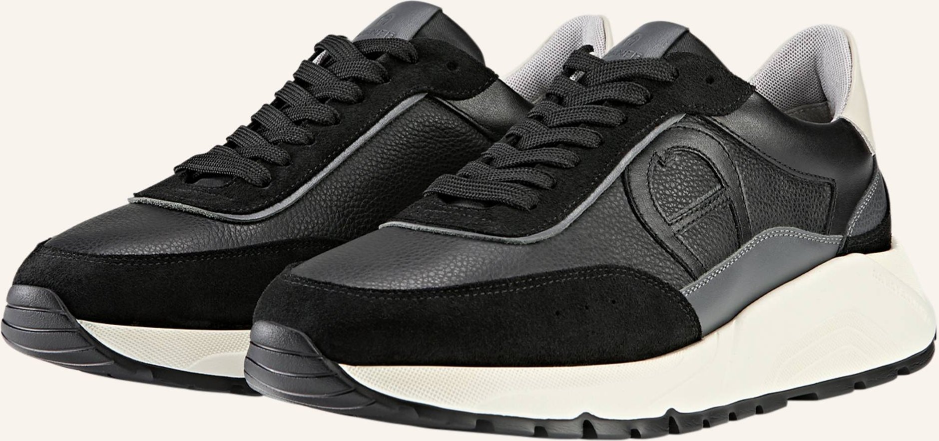 Thumbnail - Aigner Runner Sneaker Justin 6a schwarz