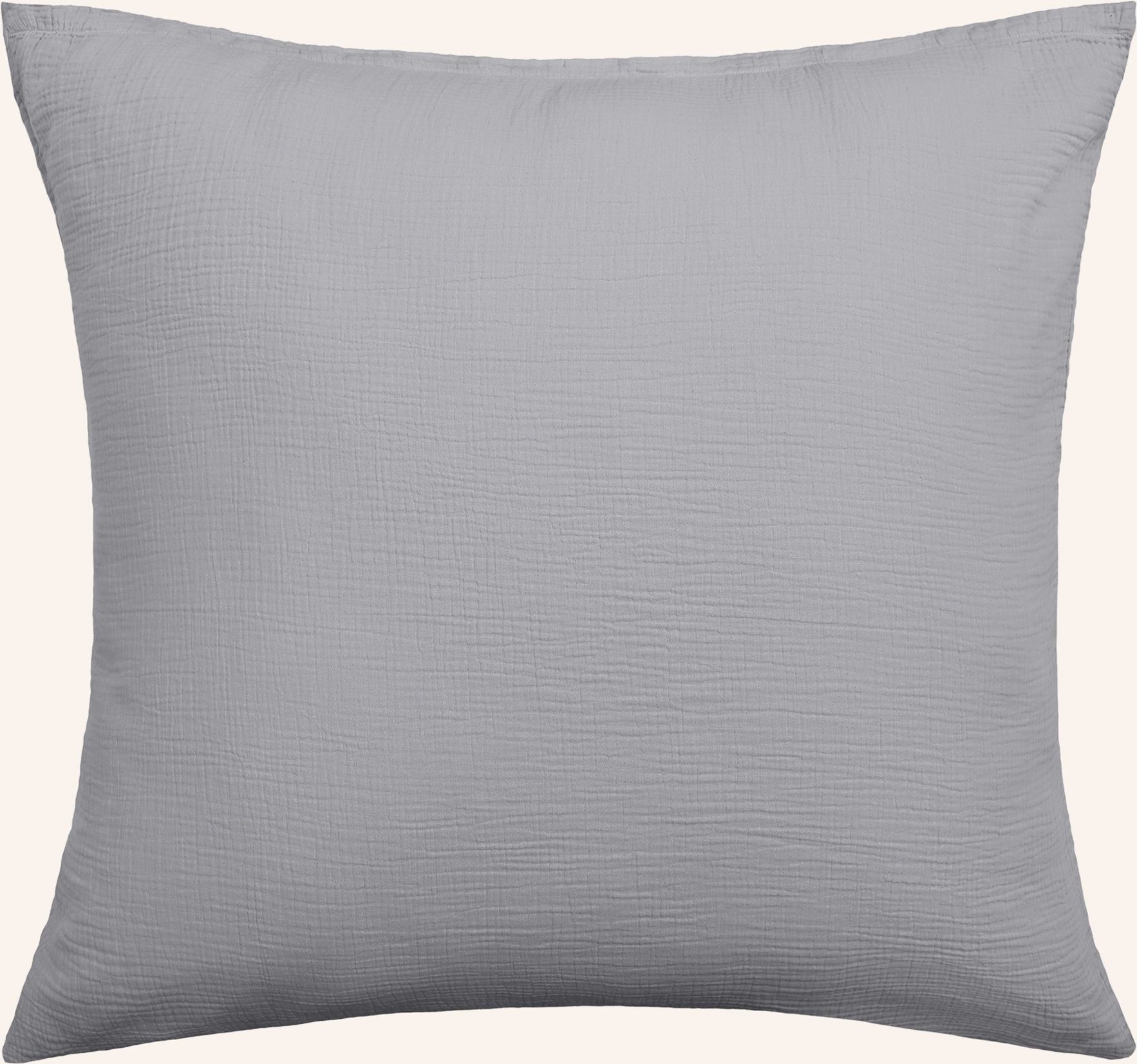 Royfort Kissenbezug Musselin grau