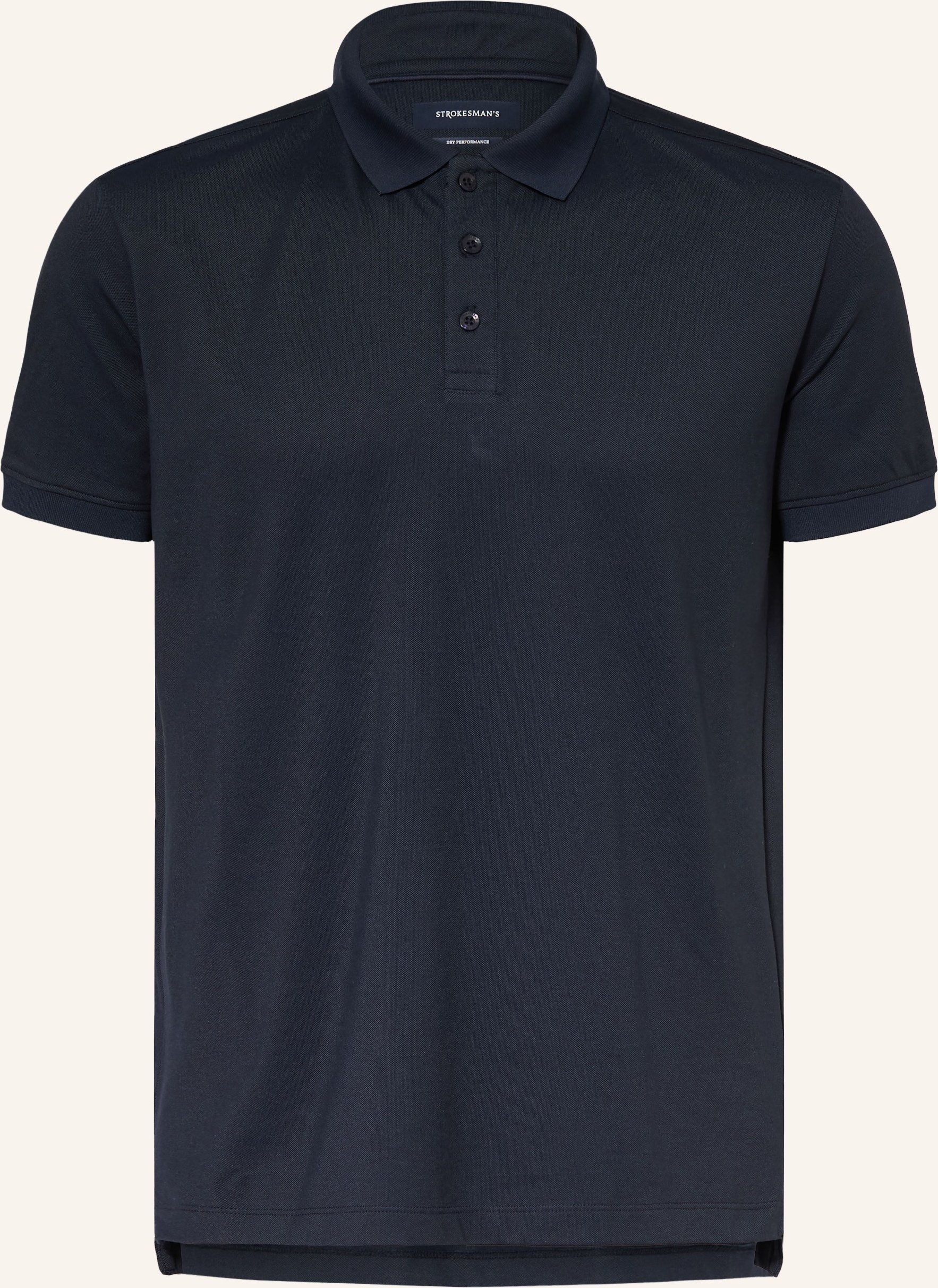 Strokesman's Jersey-Poloshirt blau