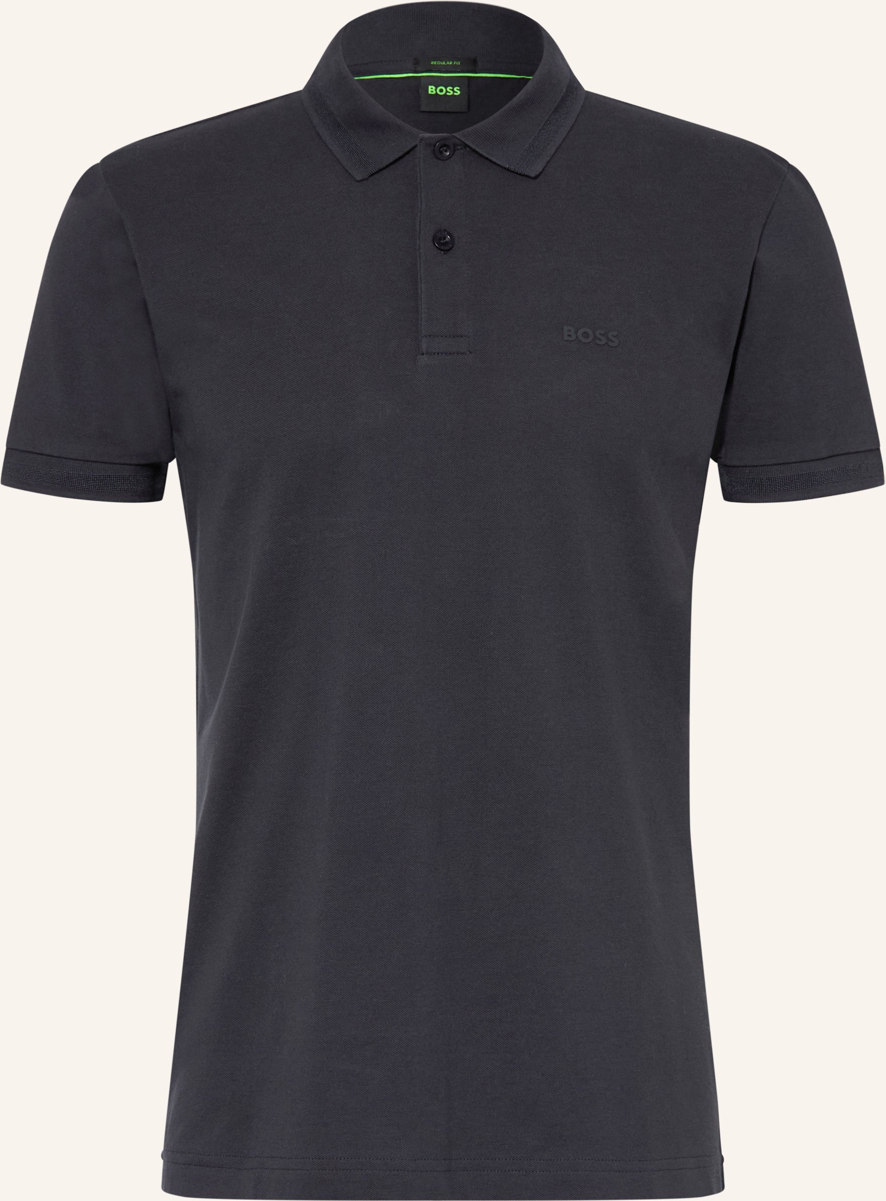 Boss Piqué-Poloshirt Pio blau