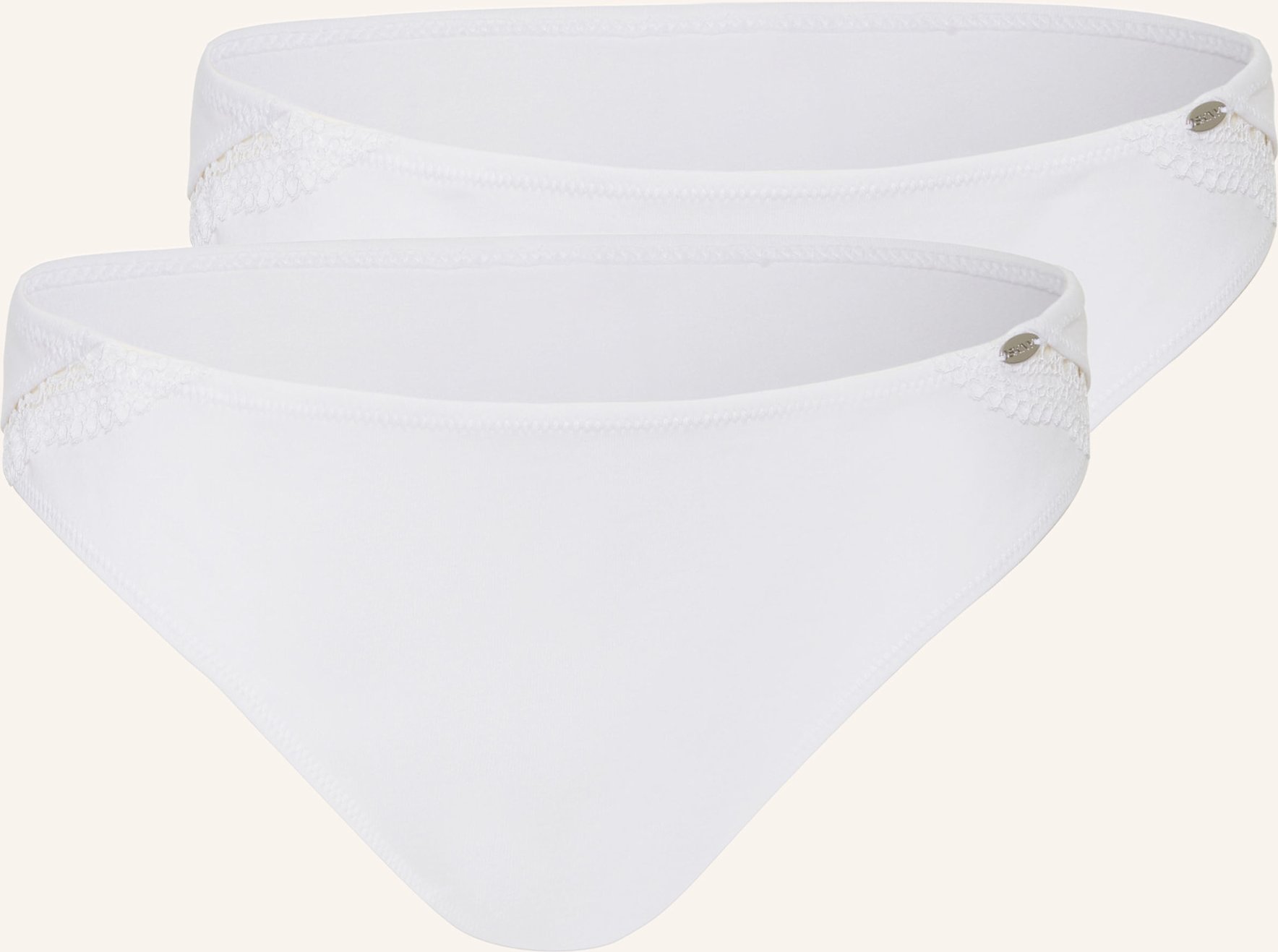 Skiny 2er-Pack Slips Classiccotton weiss