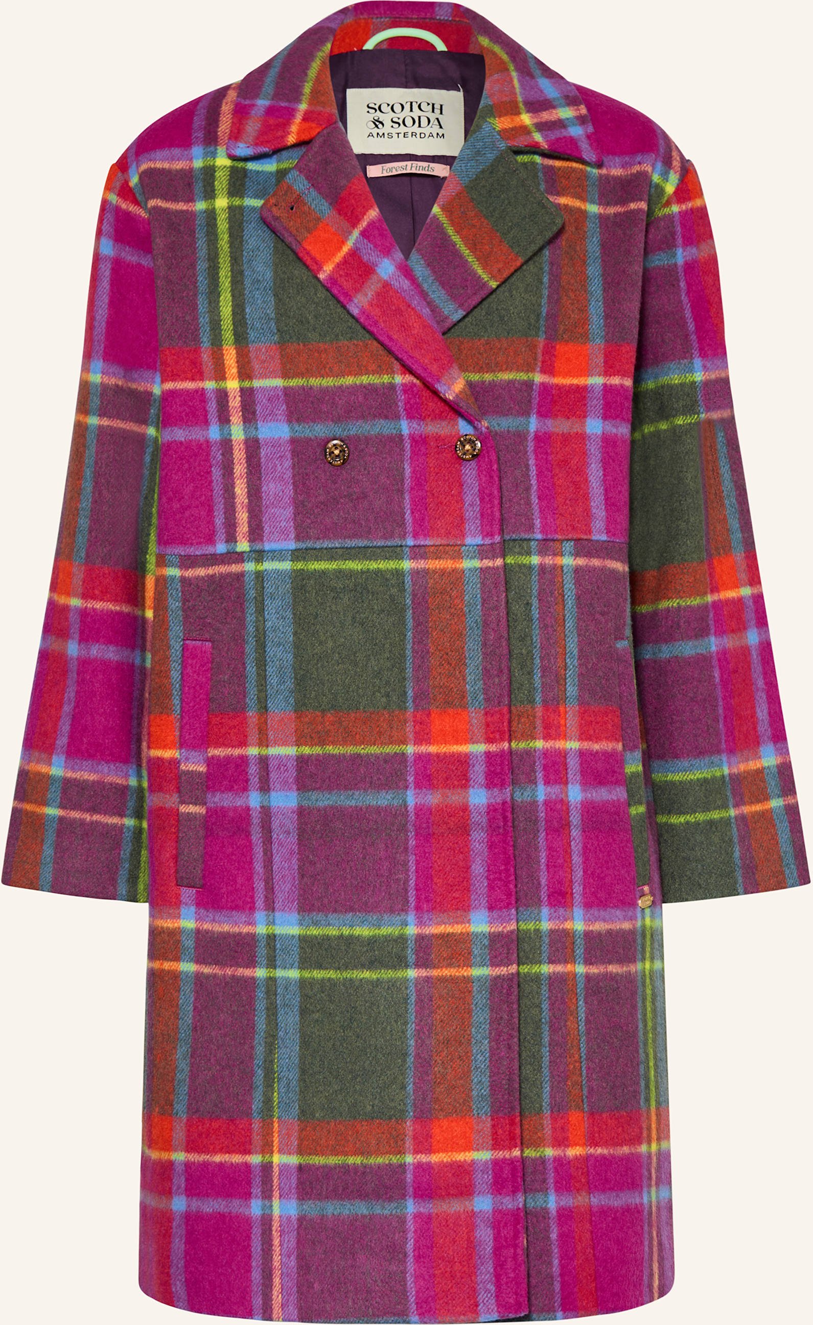Scotch & Soda Oversized-Mantel pink