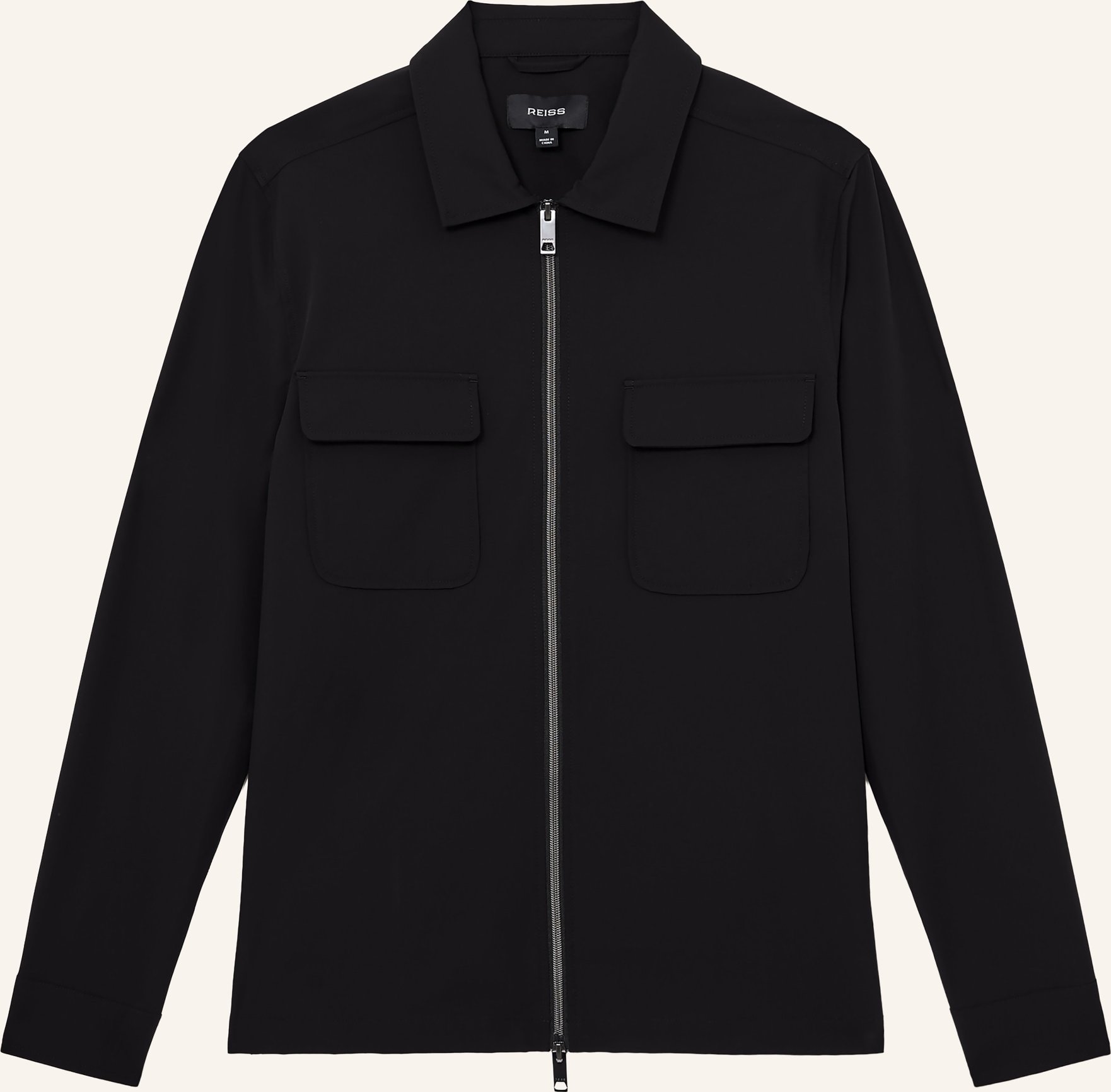 Reiss Overshirt Ascend schwarz