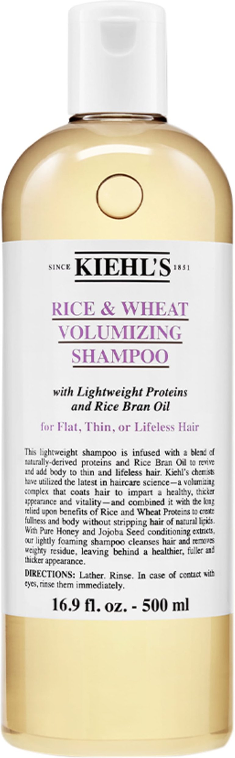 Kiehl's Rice & Wheat Volumizer Shampoo Volumen-Pflegeshampoo 500 ml