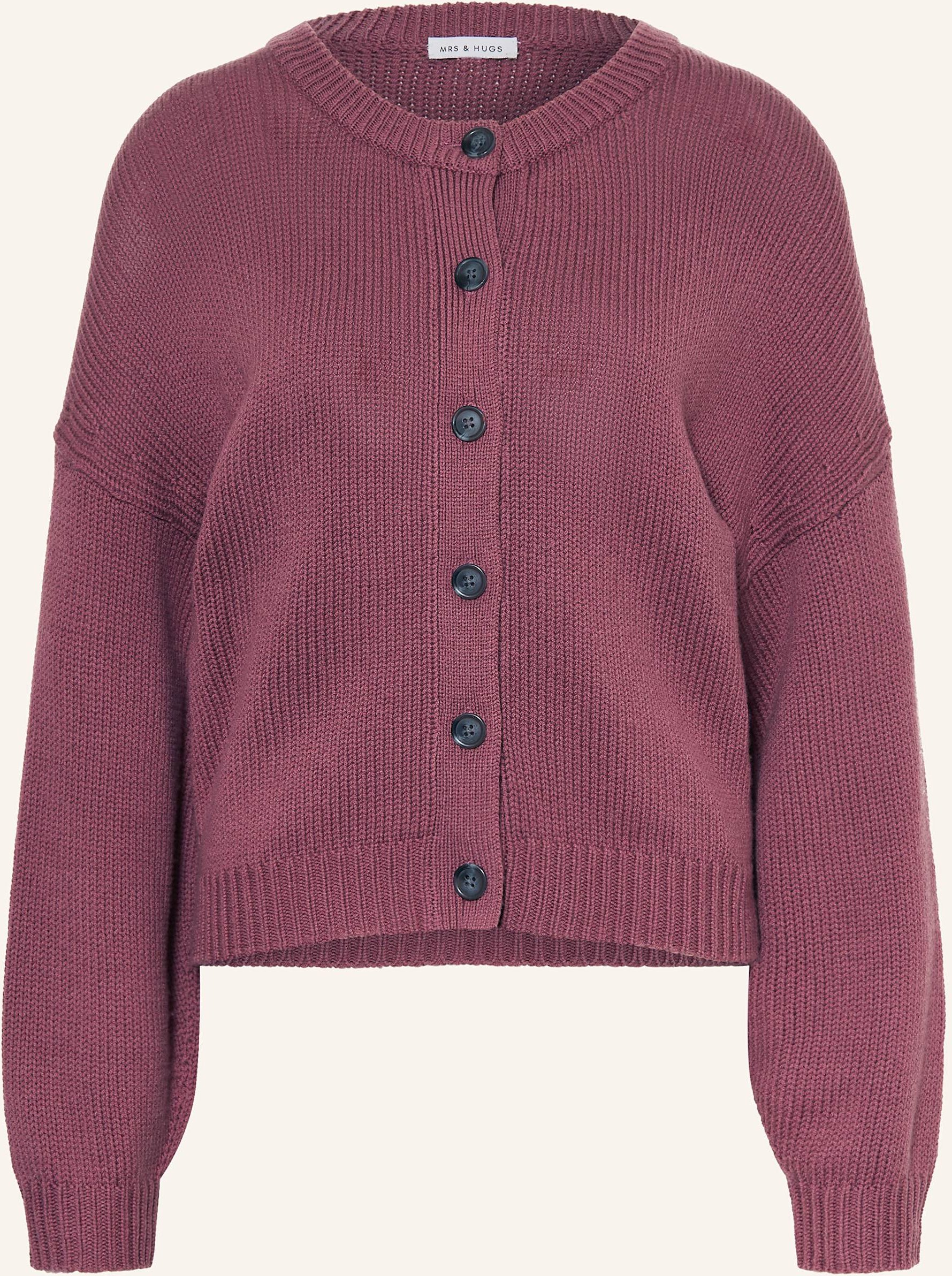 Mrs & Hugs Strickjacke rot