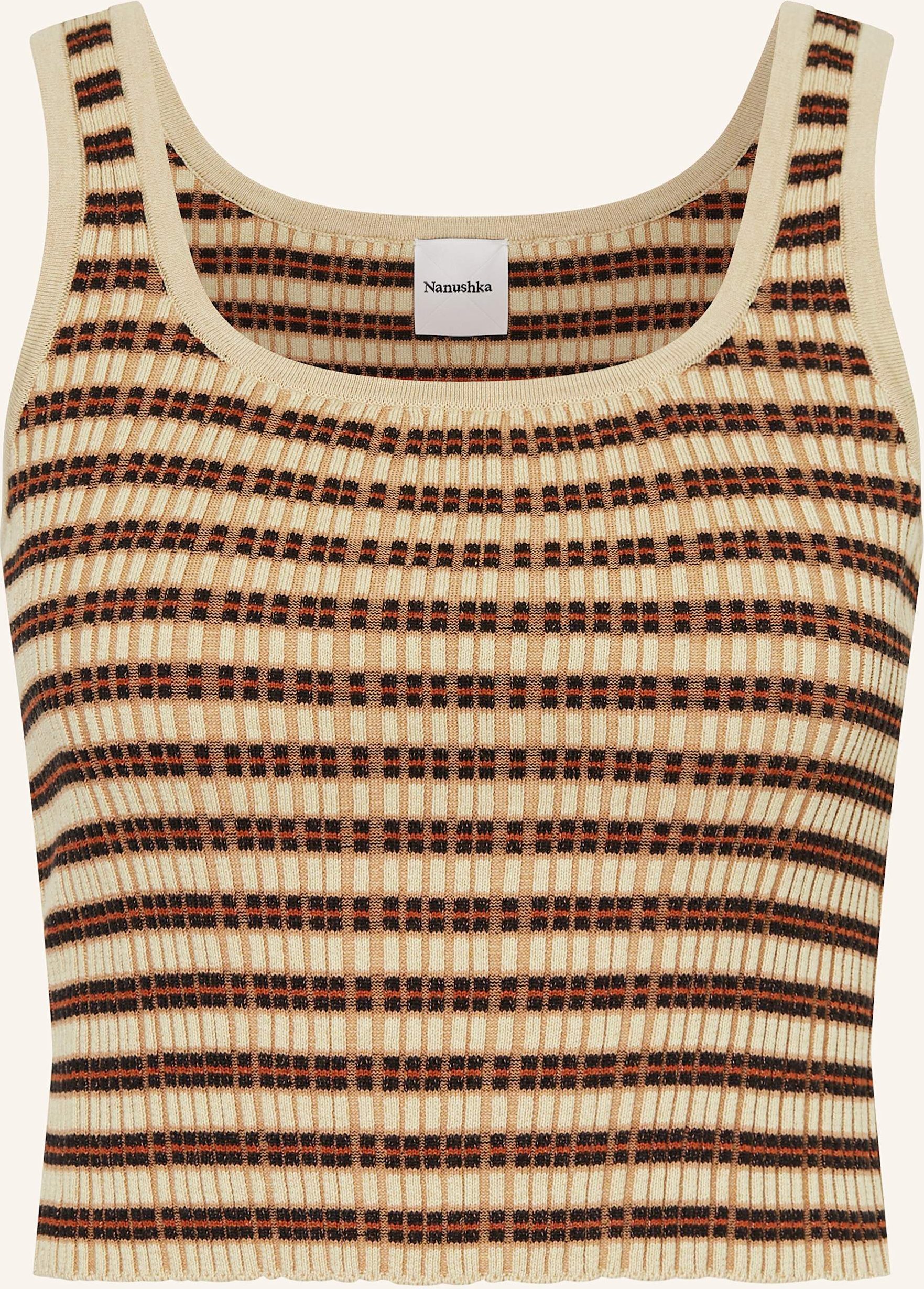 Nanushka Stricktop Delfine beige