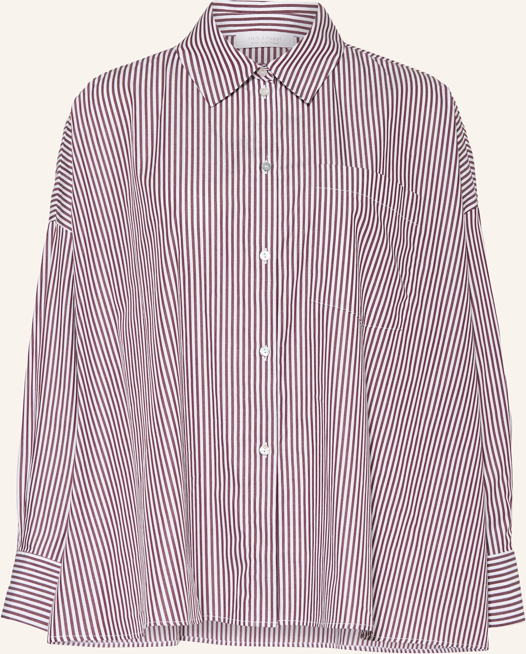 Rich & Royal Oversized-Hemdbluse pink