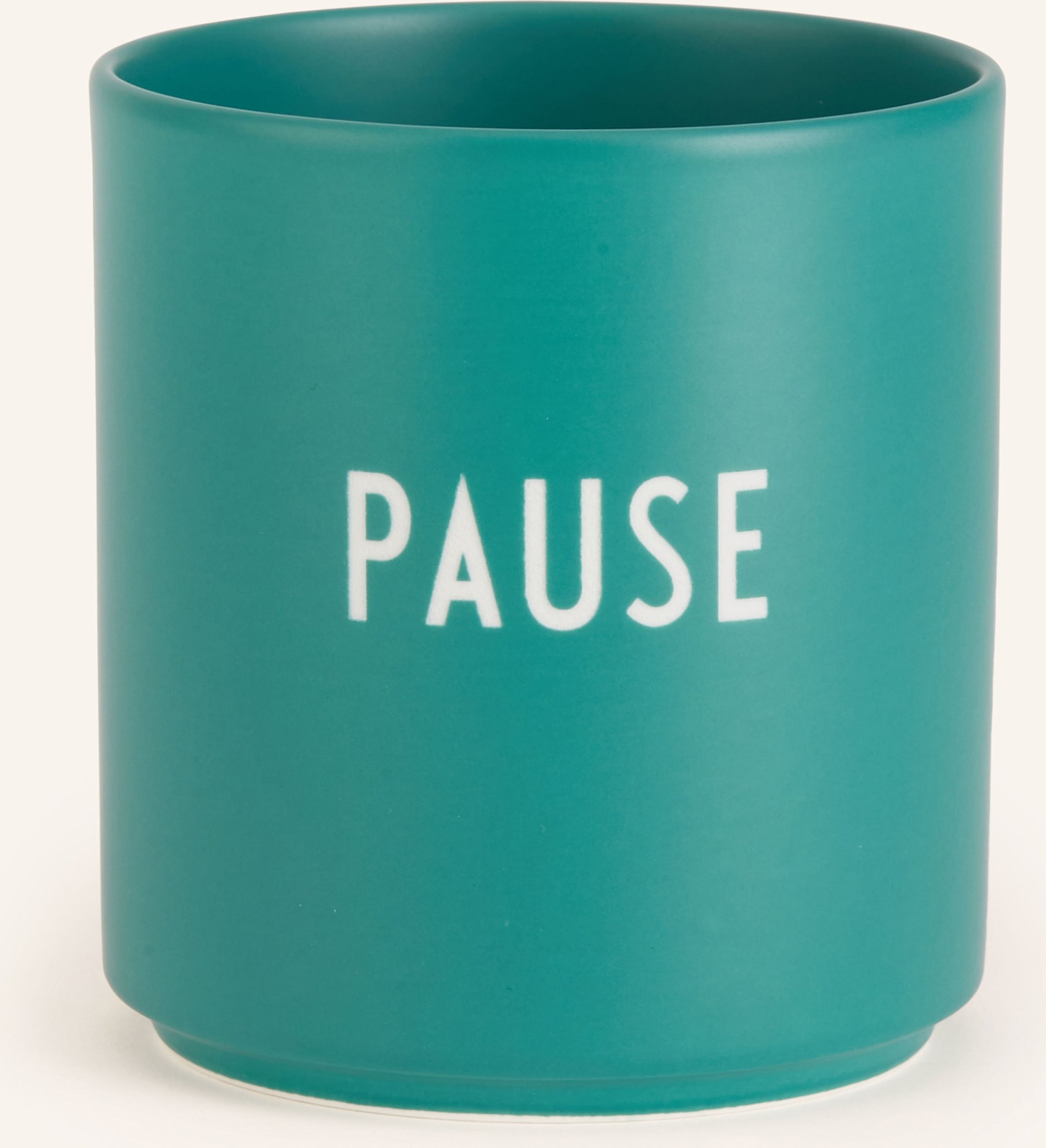 Design Letters Becher Pause gruen