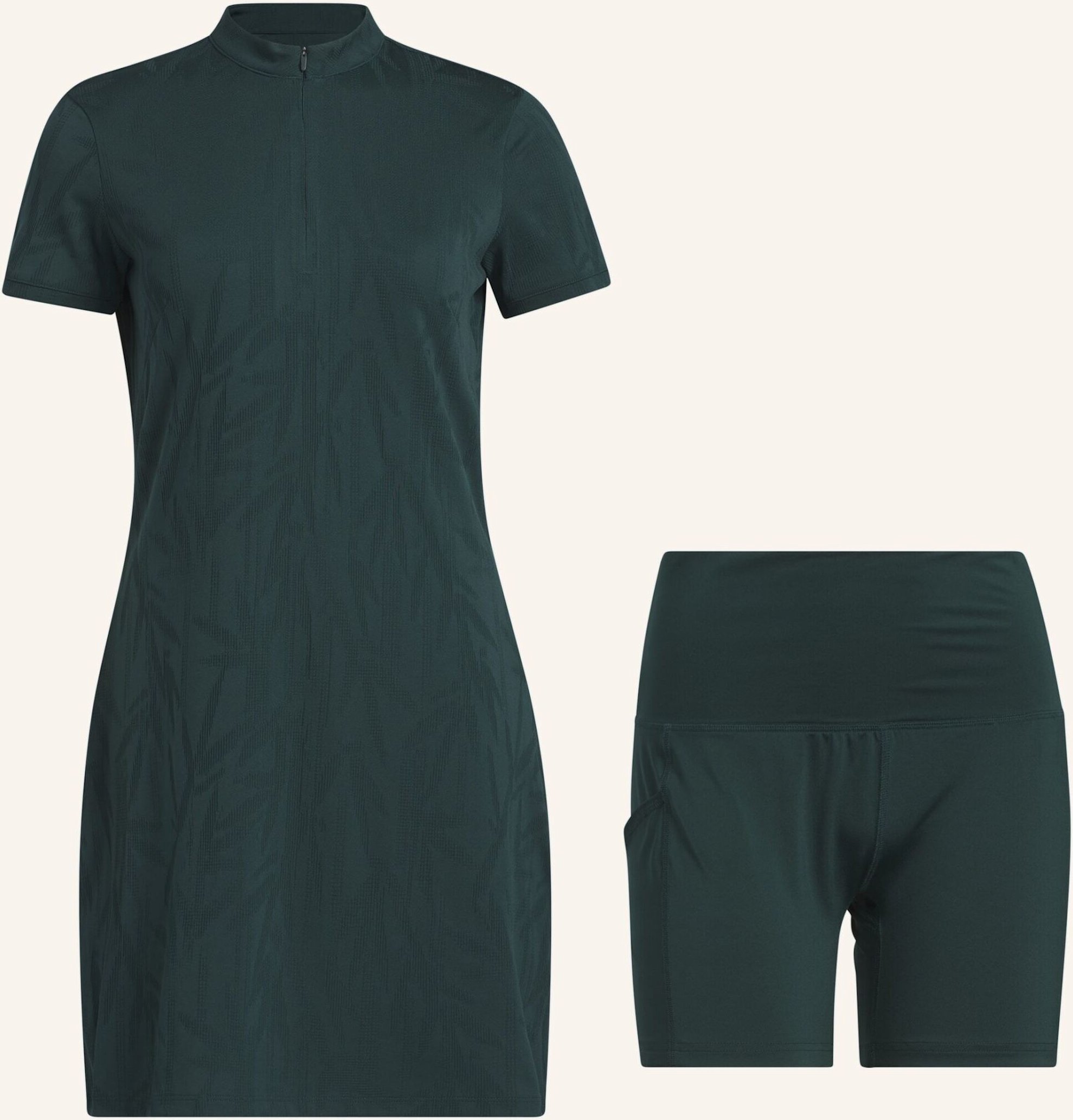 Thumbnail - Adidas Go-To Jacquard Kleid gruen