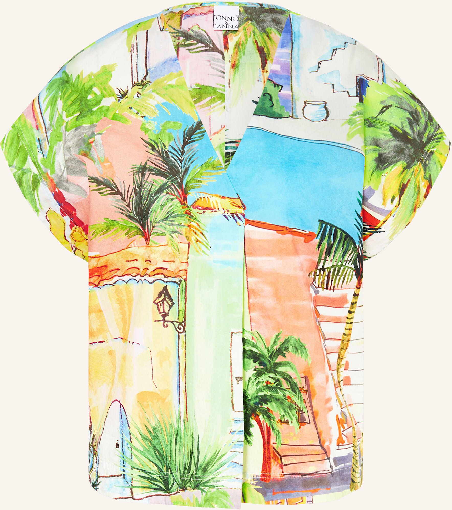 Tonno & Panna Blusenshirt gruen