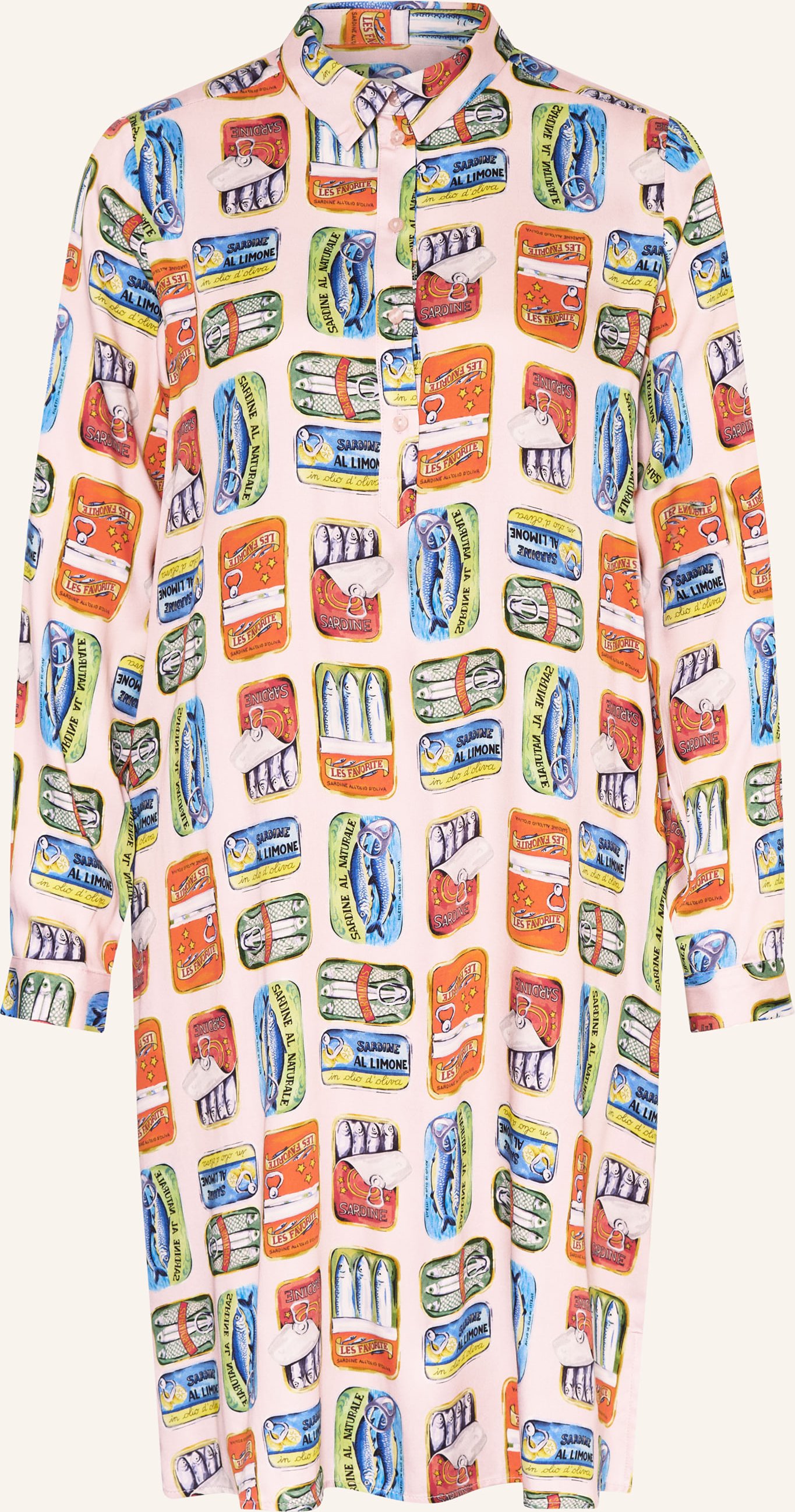 Milano Italy Hemdblusenkleid blau