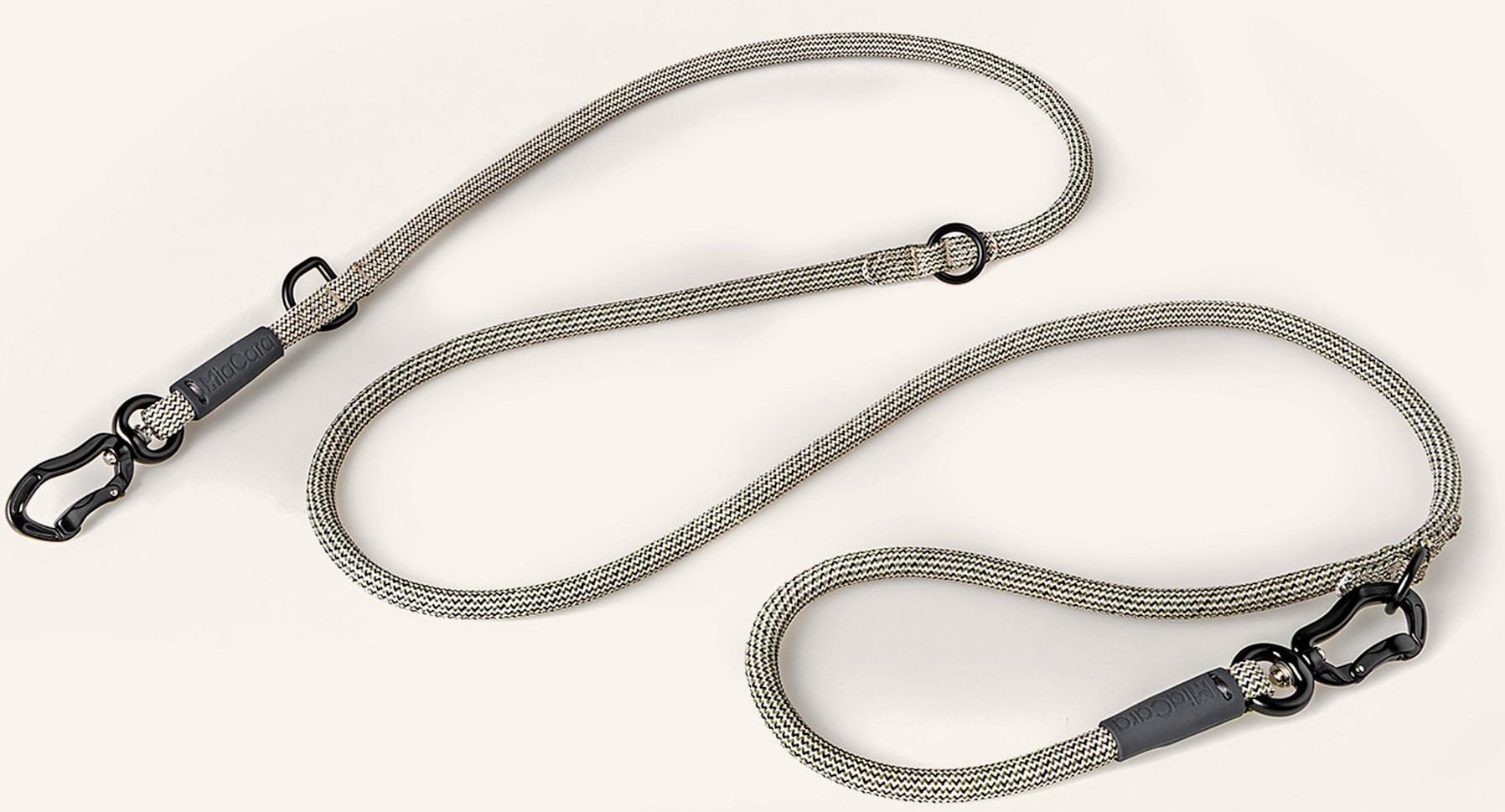 Miacara Hundeführleine Monza grau